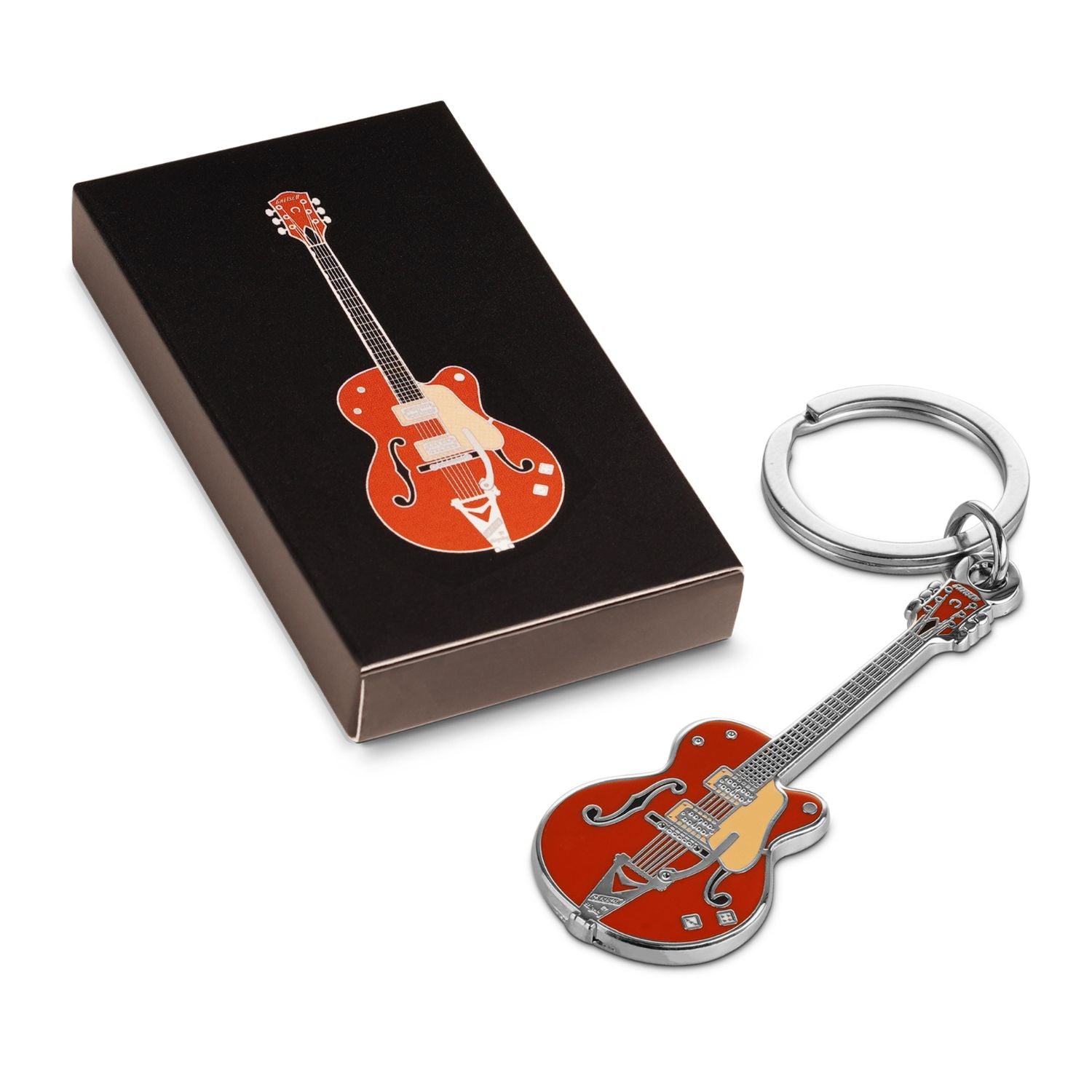 Pick Geek Mini Guitar Keyrings - Guitar & Bass Keyring Collection