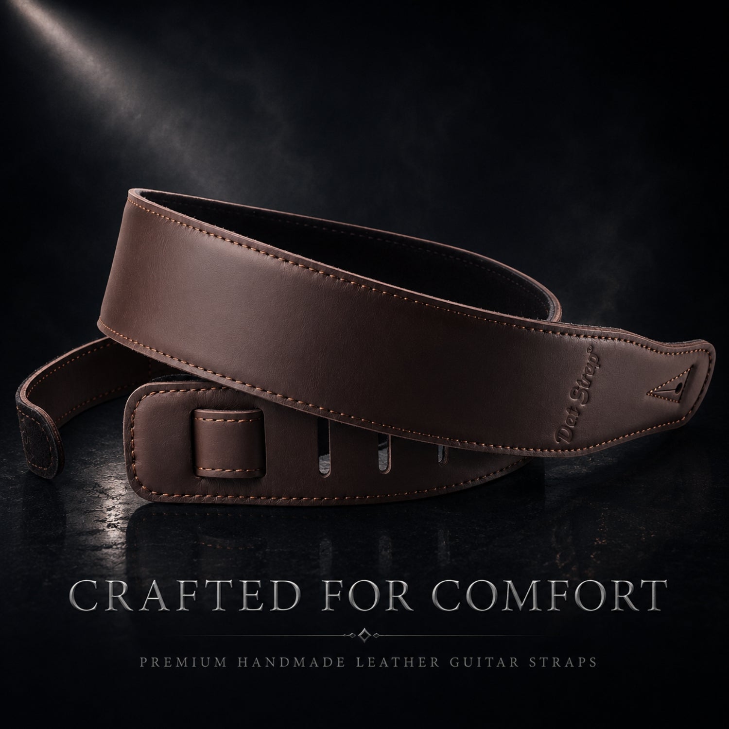 Dat Strap Leather Guitar Strap (Extra Long)
