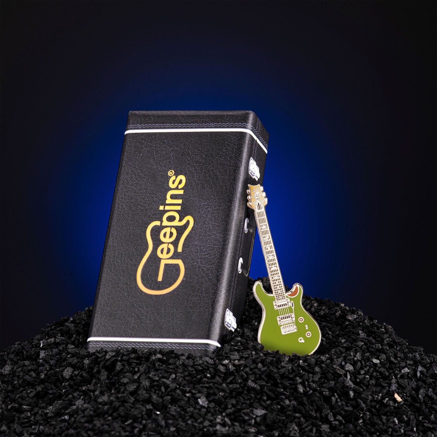 PRS Style Guitar Enamel Pin Badge