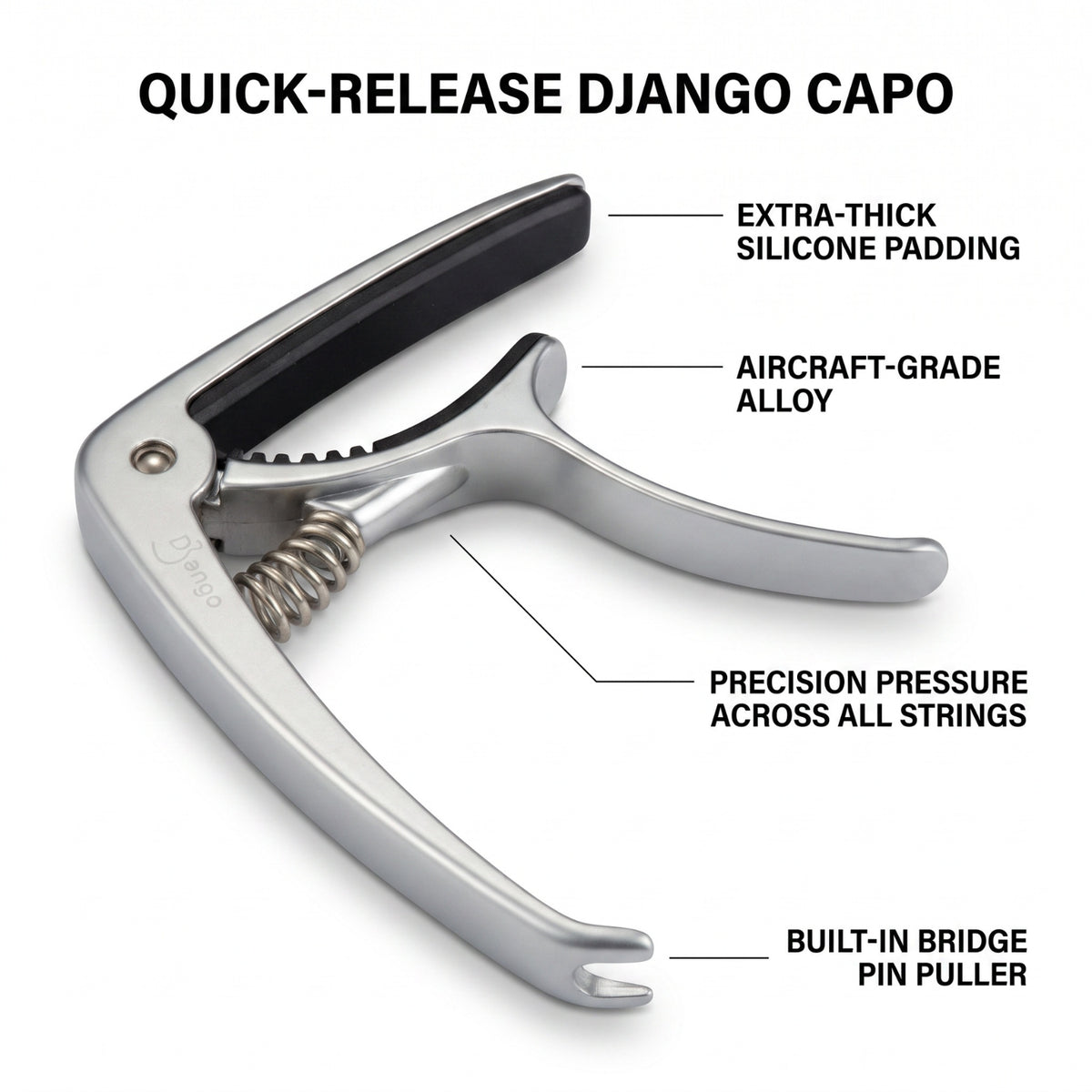 Pick Geek Capo Bundle Set - Guitar Accessories Gift Set