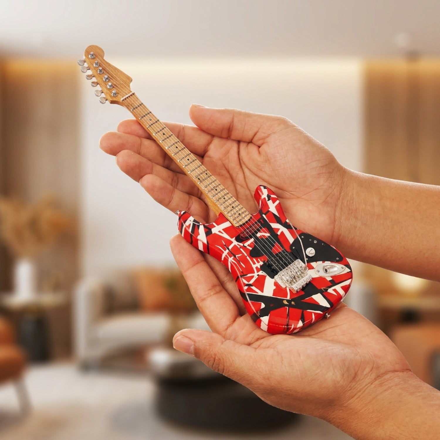 Axe Legends EVH Frankenstrat Mini Guitar