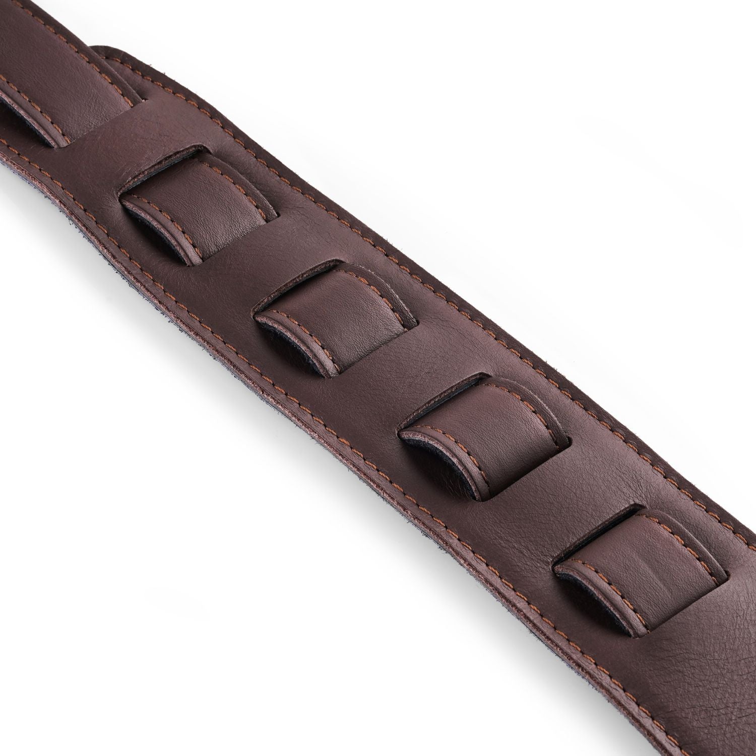 Dat Strap Leather Guitar Strap - Dark Brown