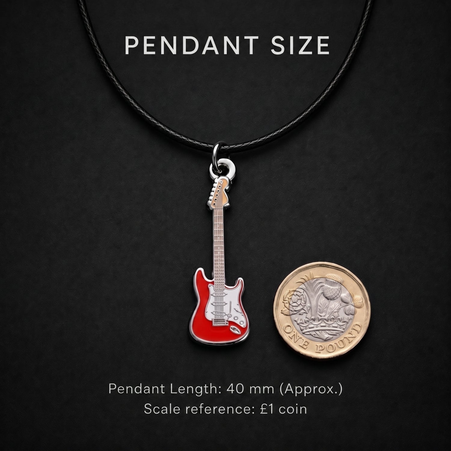 Eric Clapton Strat-Style Guitar Necklace