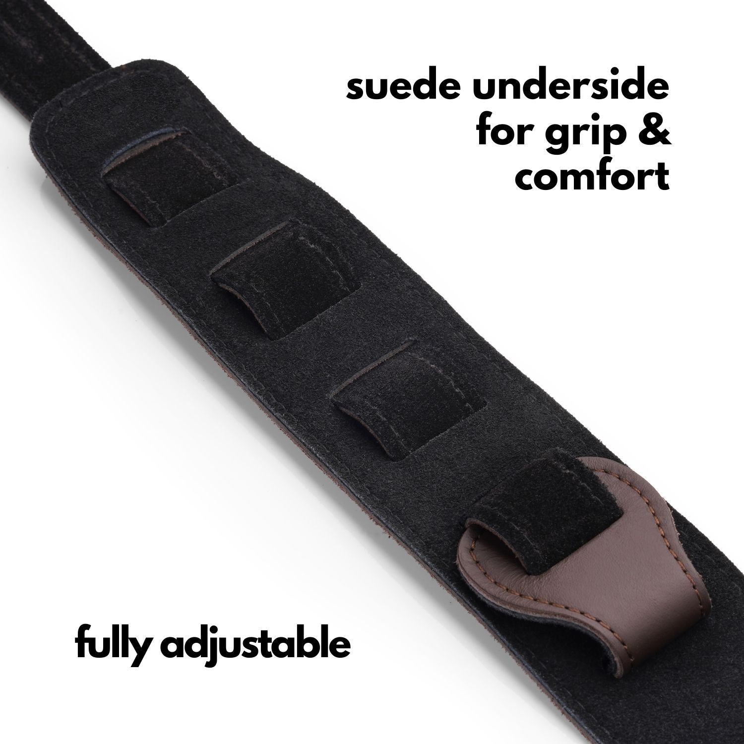 Dat Strap Leather Guitar Strap - Dark Brown
