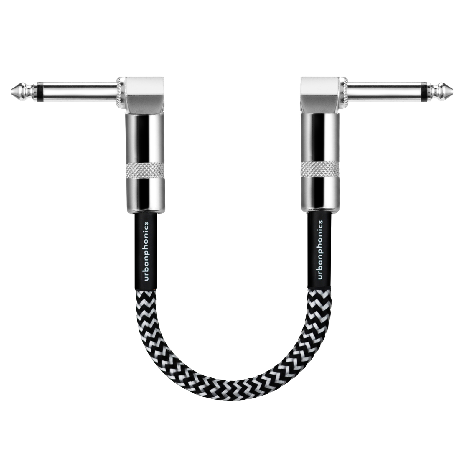Urbanphonics Patch Cable - Black & White Tweed