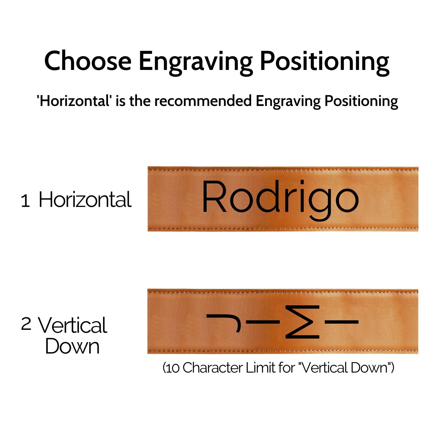 Dat Strap Wide Personalised Leather Guitar Strap