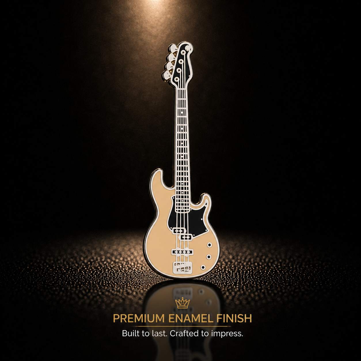 Yamaha BB Style Bass Enamel Pin Badge