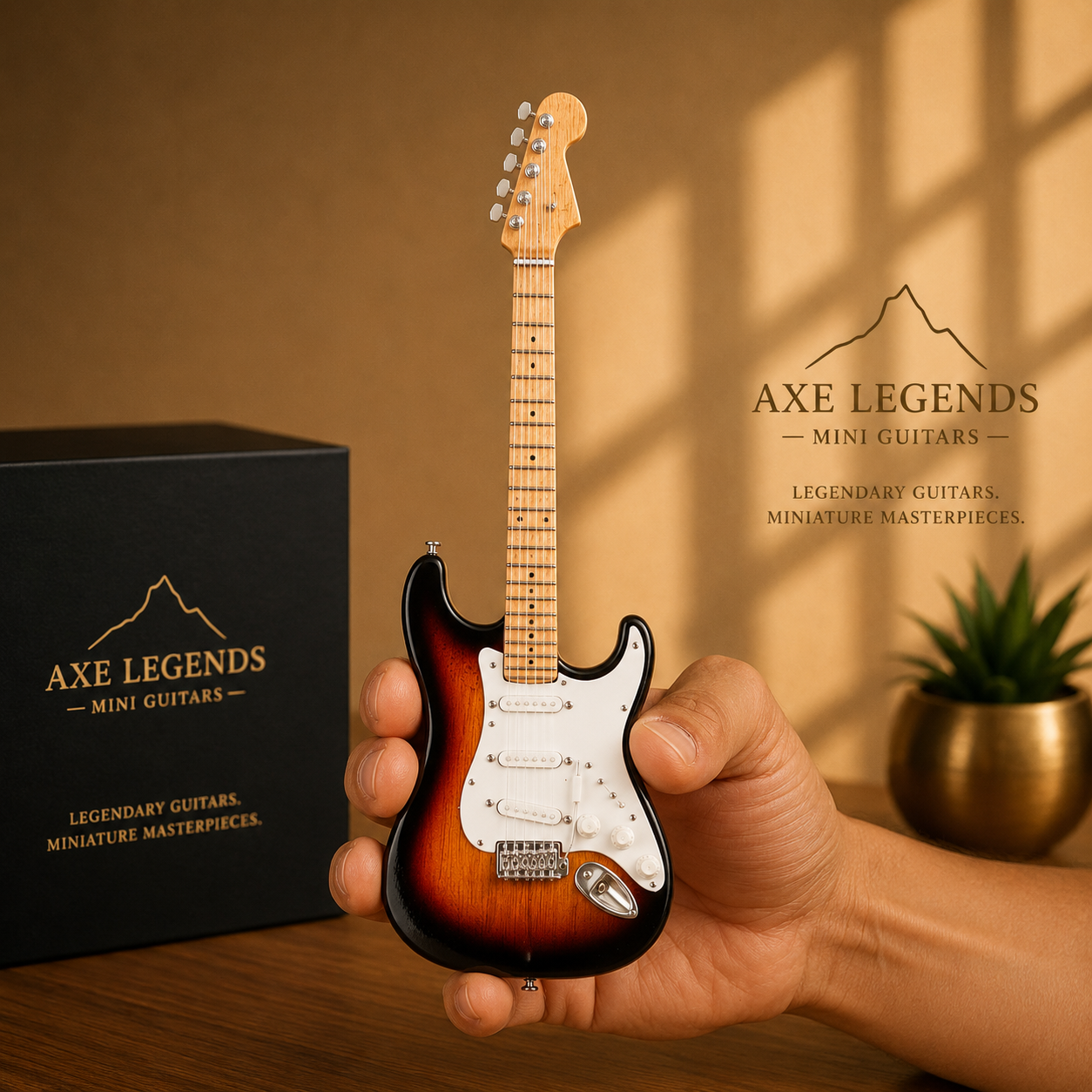 Axe Legends Mini Guitar - Eric Clapton Style Collector Model