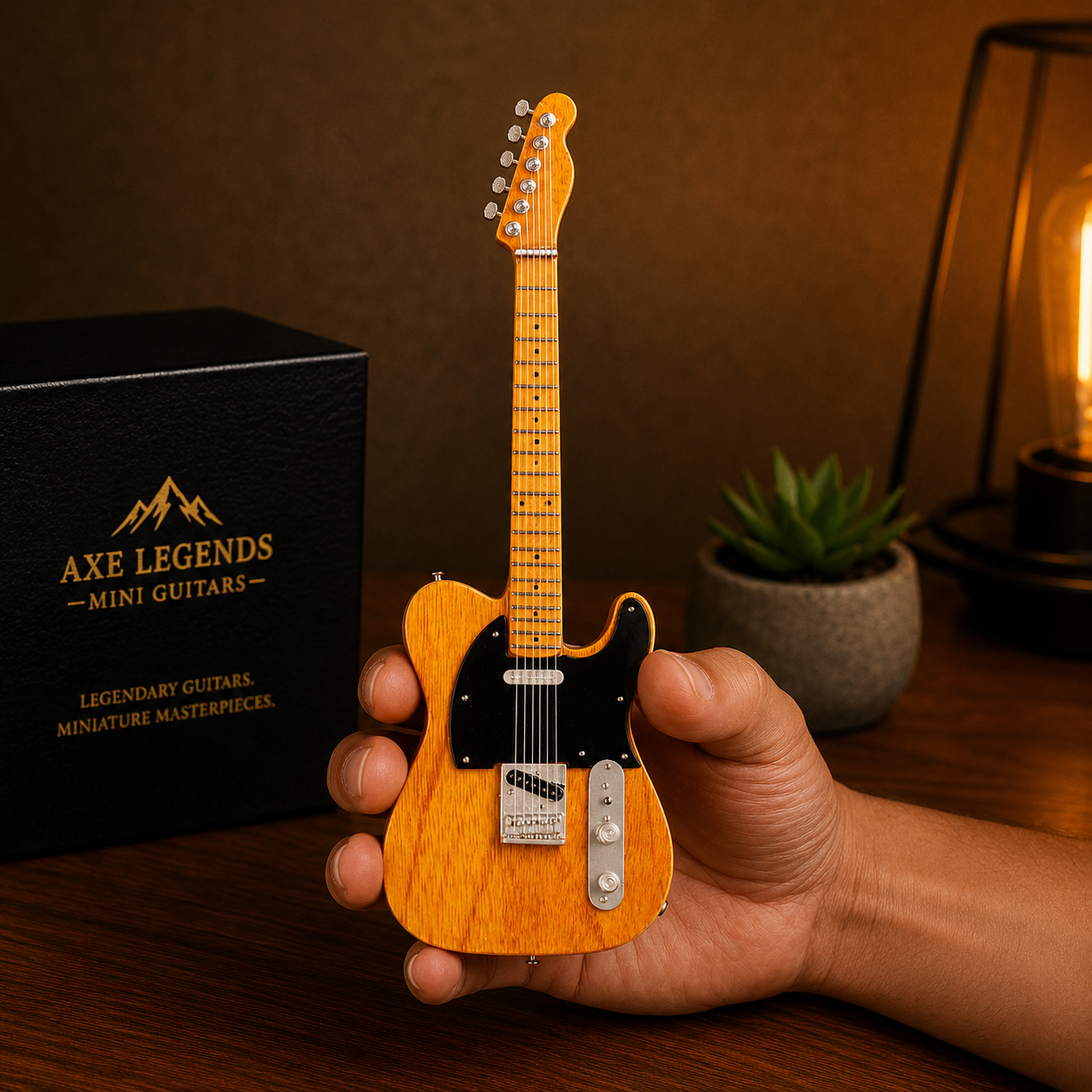 Axe Legends Mini Guitar - Rolling Stones Honey Style Collector Model
