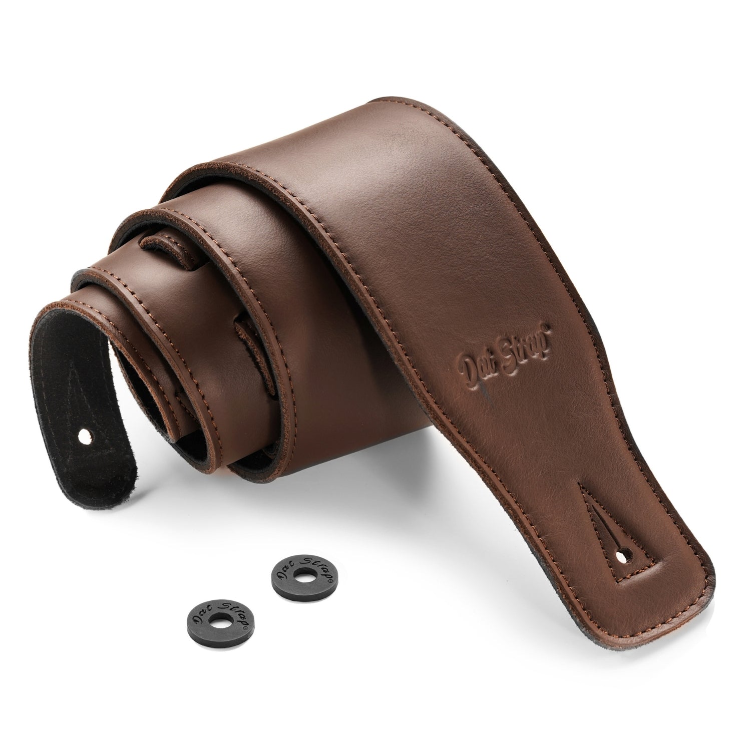 Dat Strap Wide Leather Guitar Strap