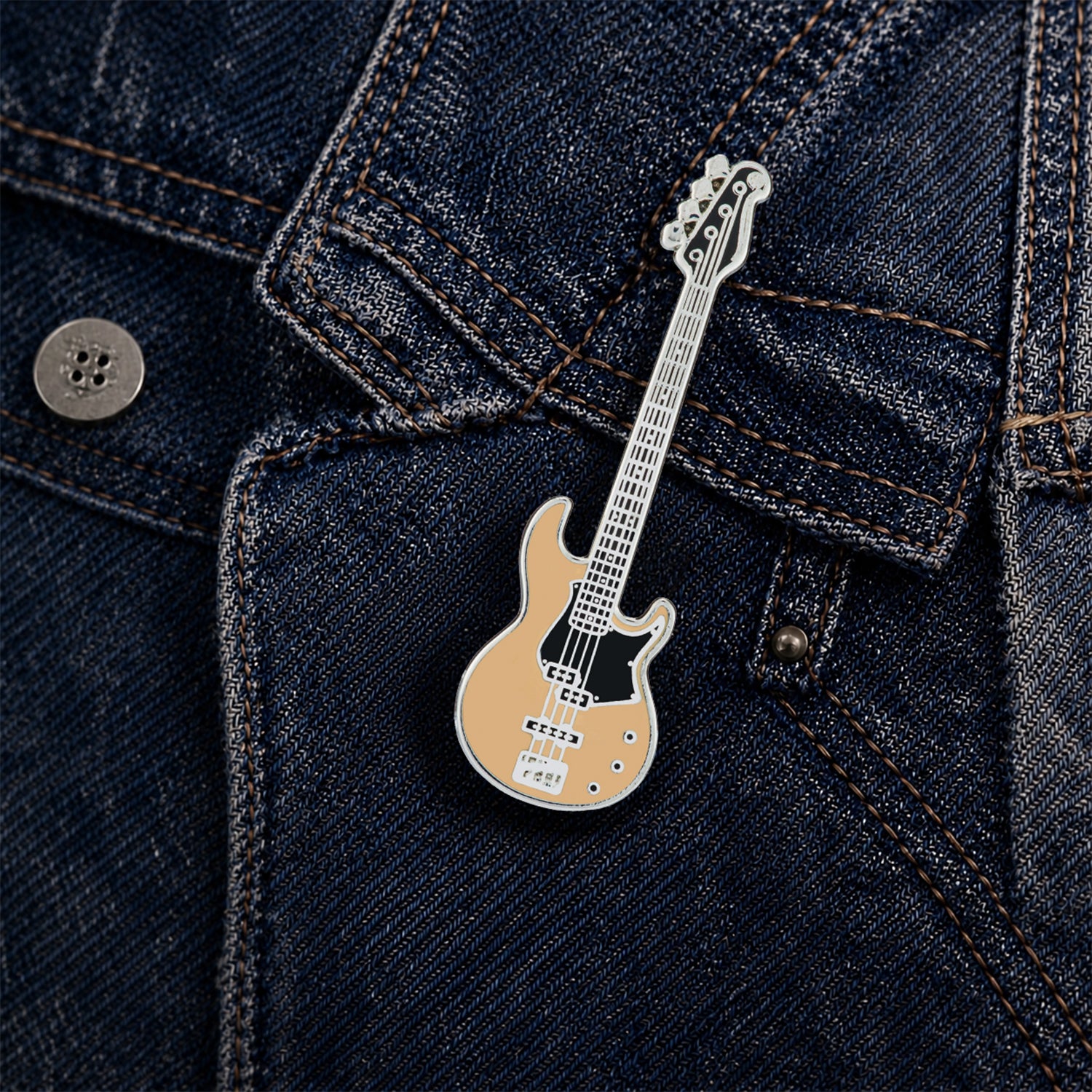 Yamaha BB Style Bass Enamel Pin Badge