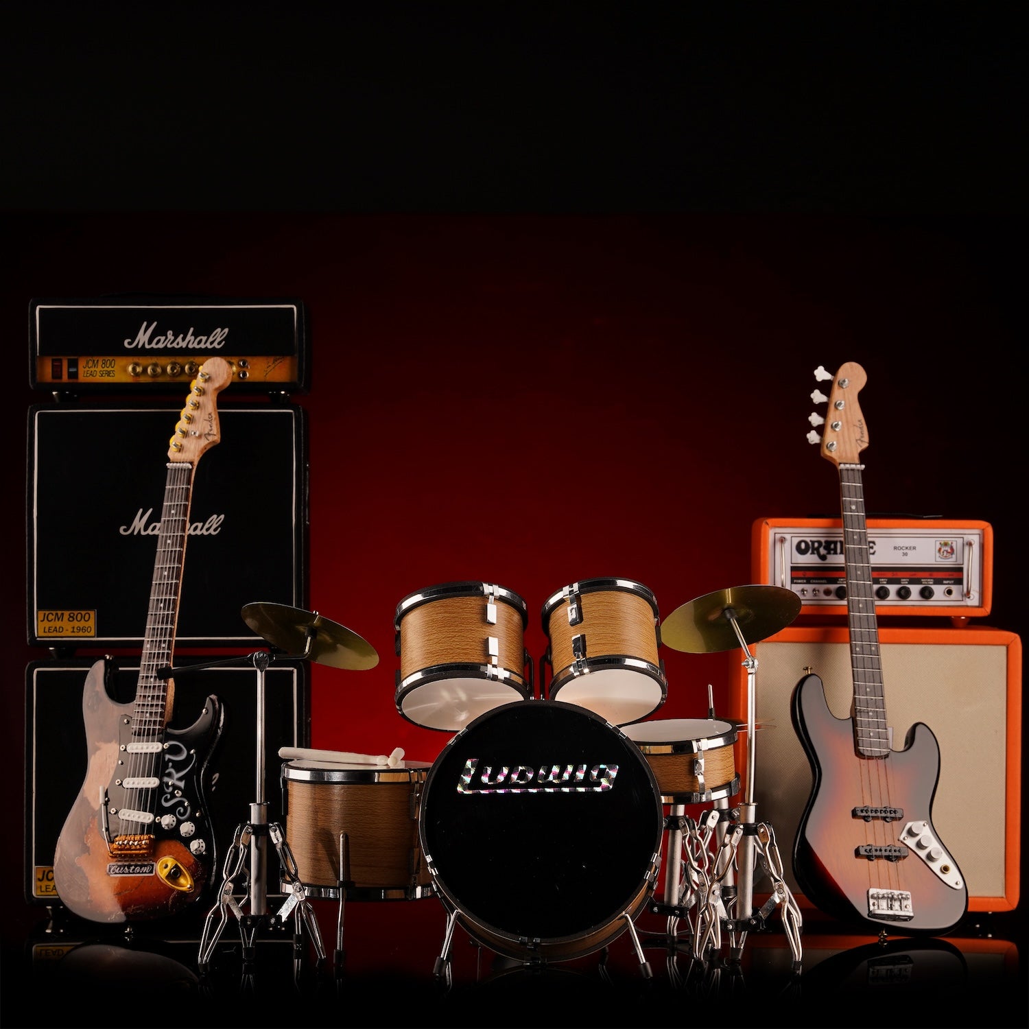 Drum Minis - Ludwig Natural Mini Drum Set