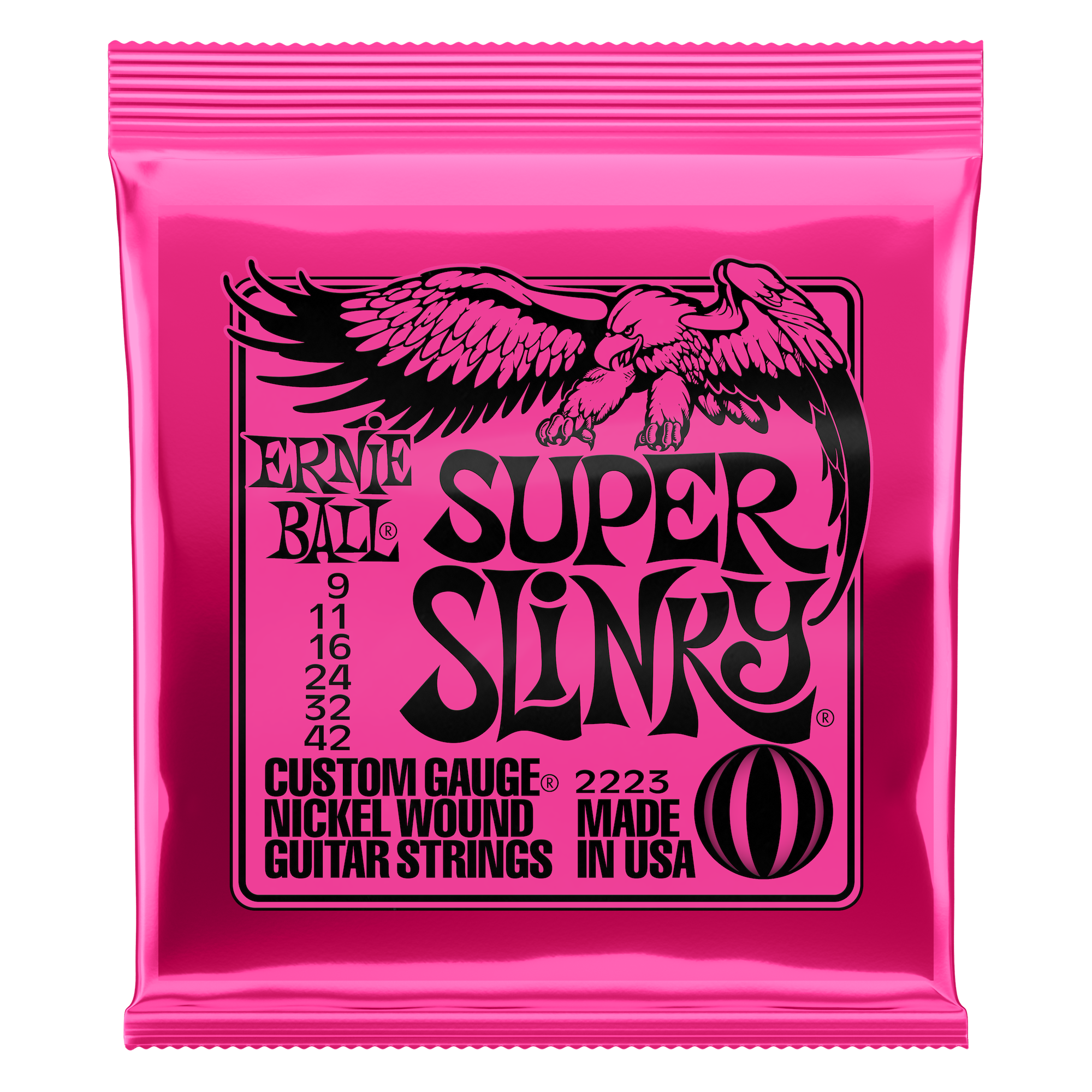 ERNIE BALL SUPER SLINKY GUITAR STRINGS