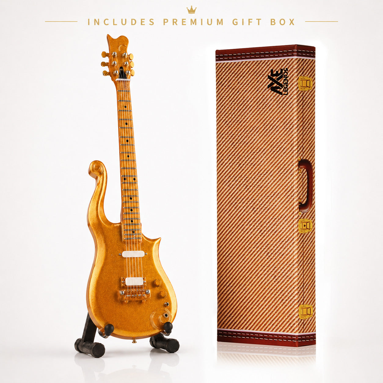 Axe Legends Mini Guitar - Prince Cloud Style Collector Model