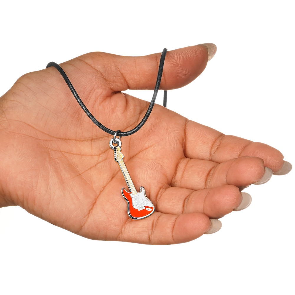 Red Strat Necklace