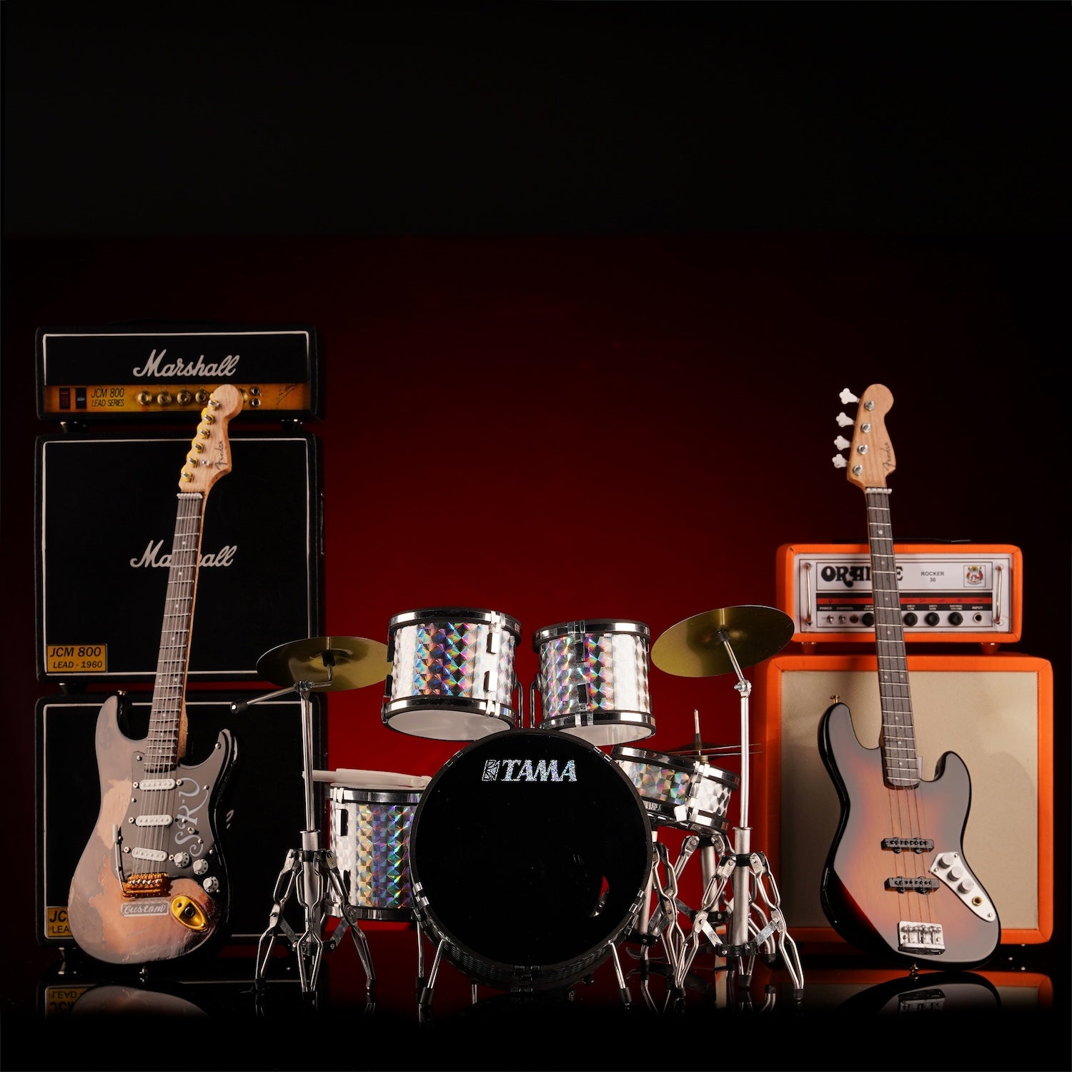 Drum Minis - Tama Silver Mini Drum Set