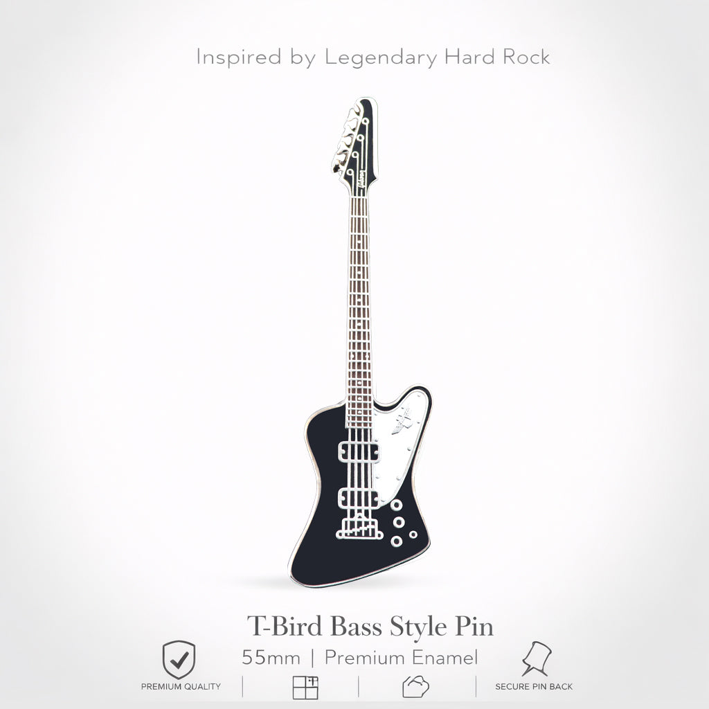 Thunderbird Style Bass Enamel Pin Badge