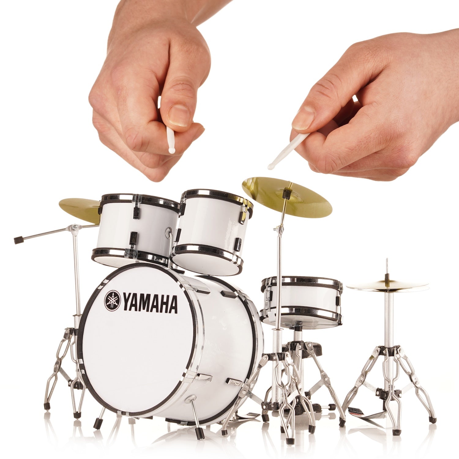 Drum Minis Yamaha White Mini Drum Set