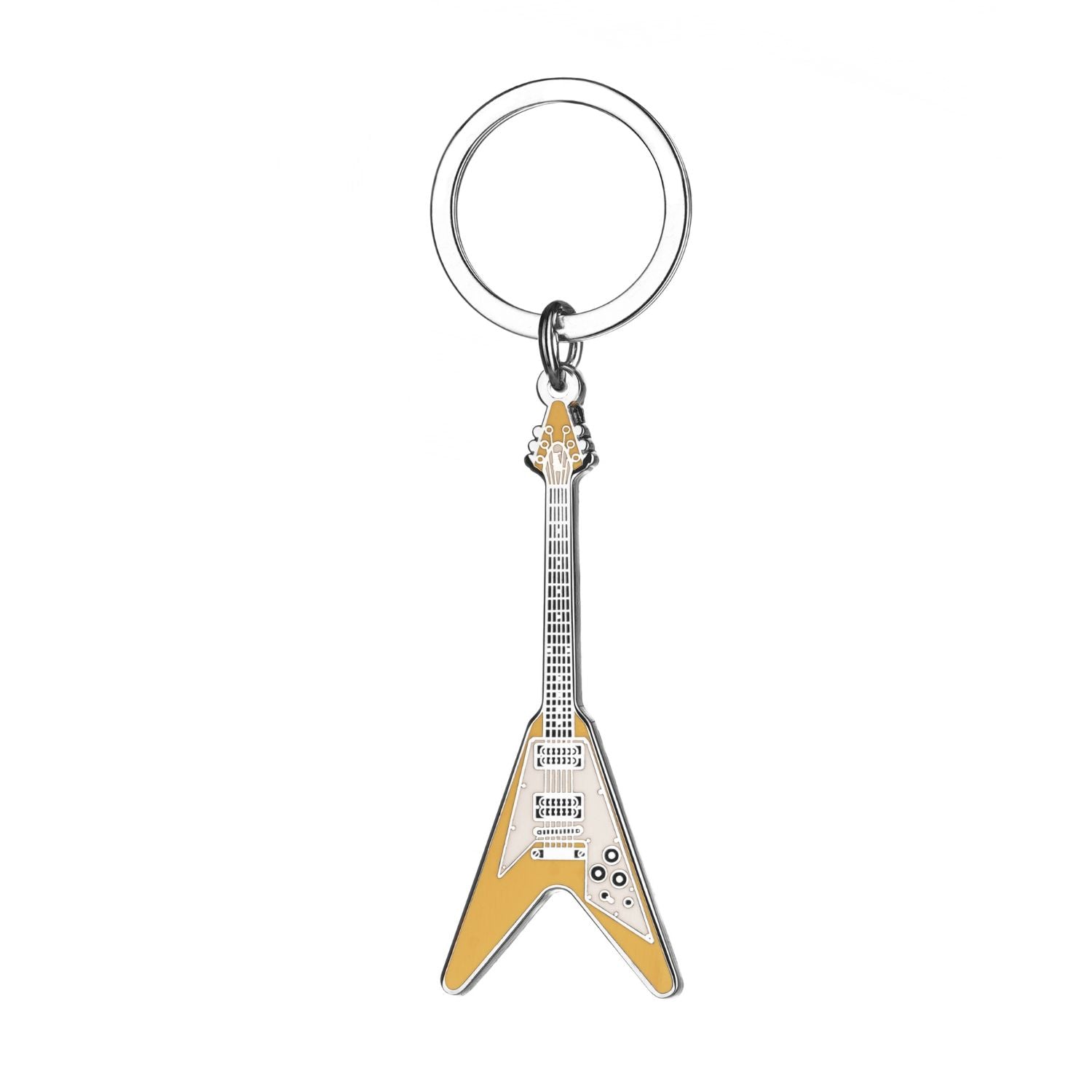 Pick Geek Mini Guitar Keyrings - Guitar & Bass Keyring Collection