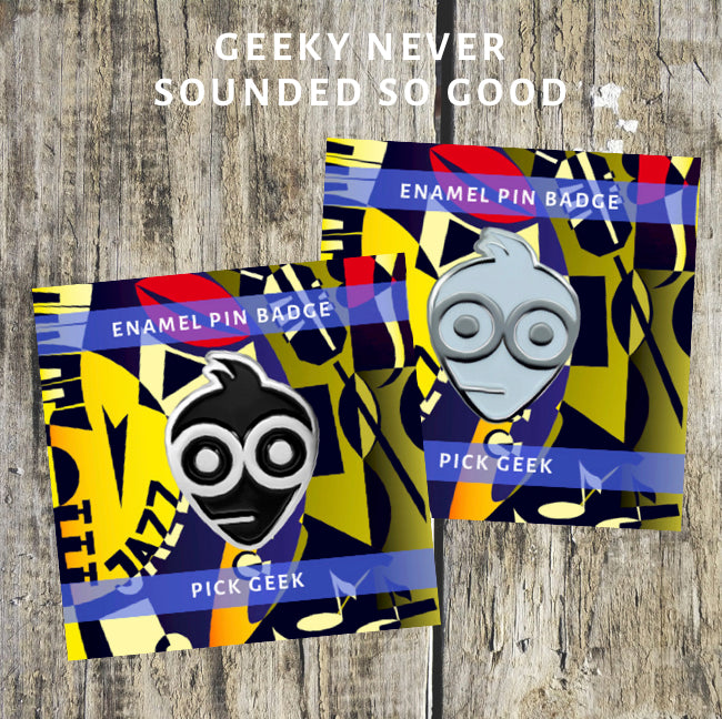 Pick Geek Enamel Pin