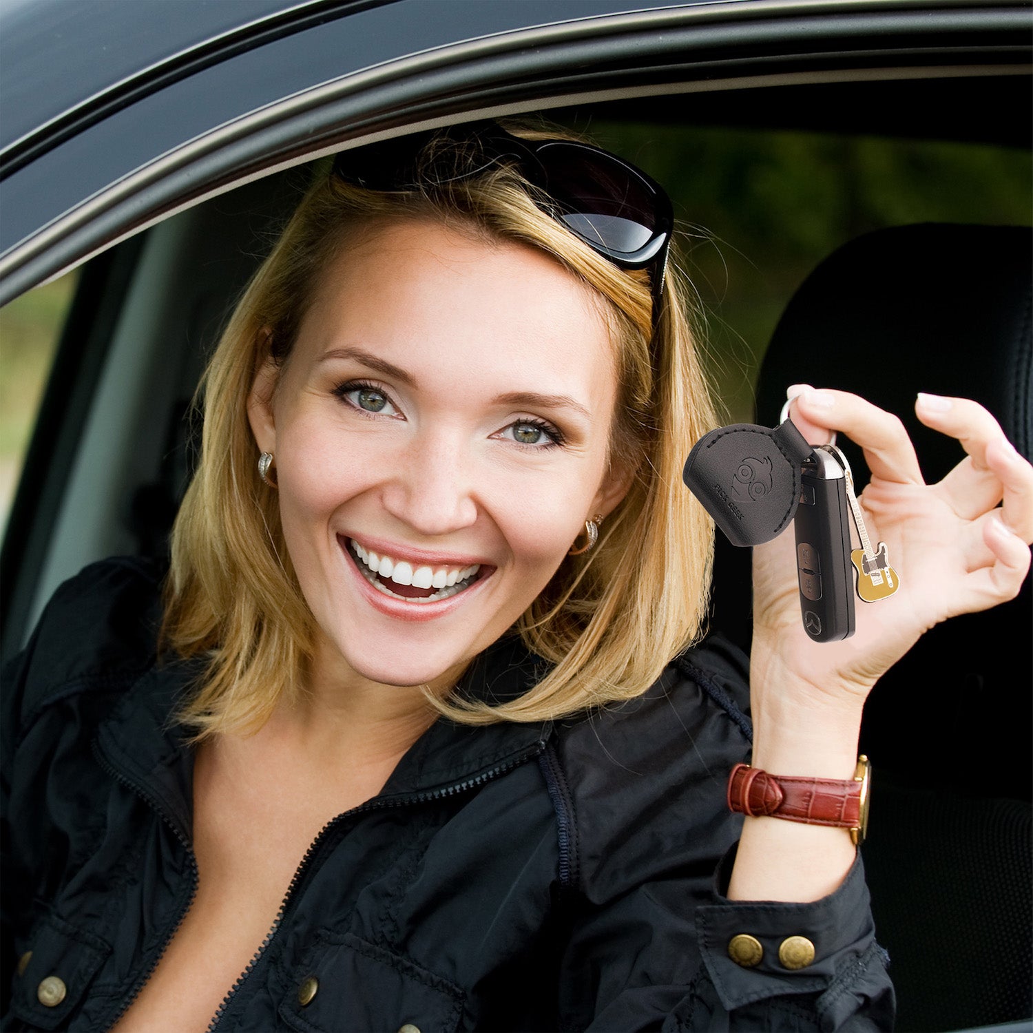 Pick Geek Tele Guitar Keyring