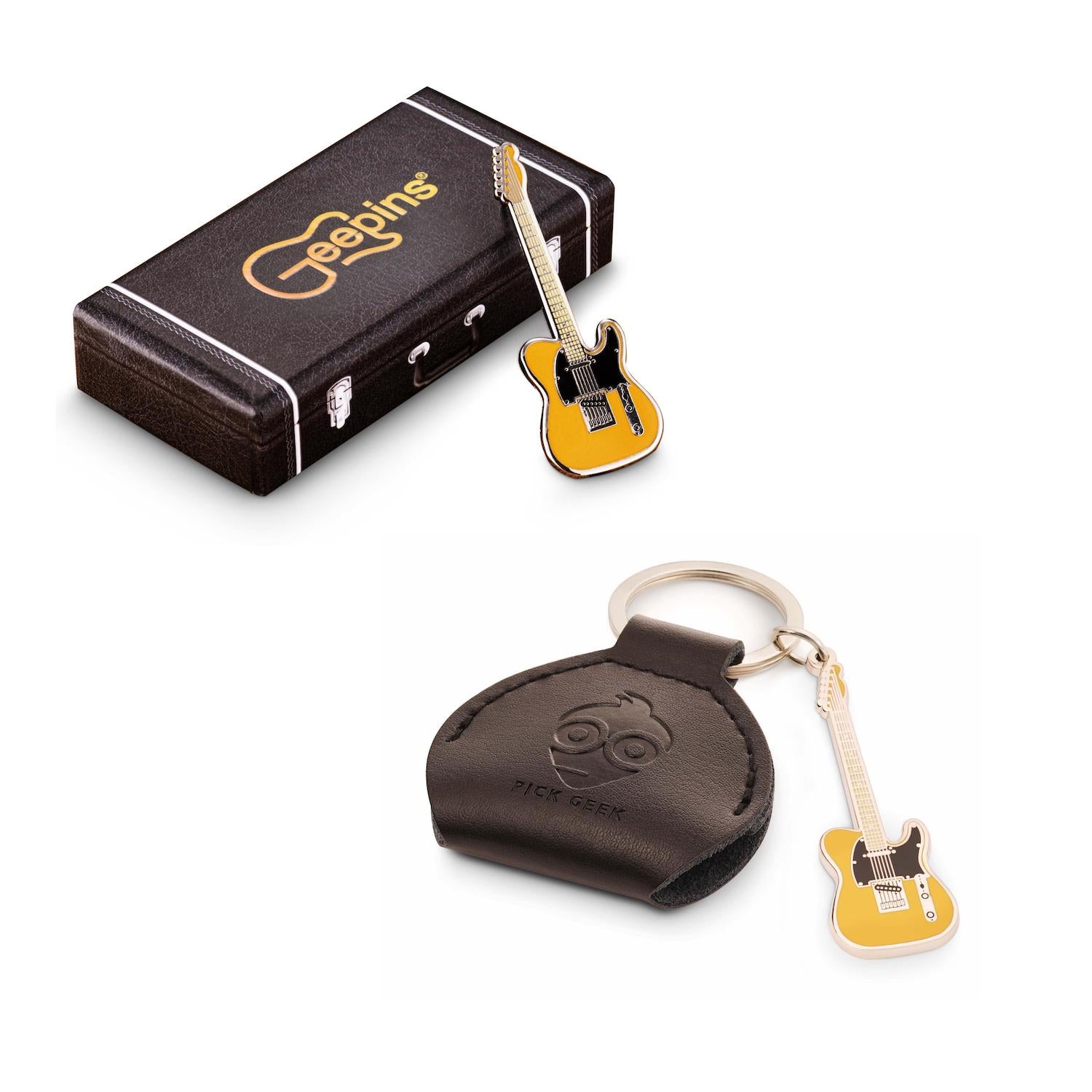 Pick Geek Keyring & Pin Combinations