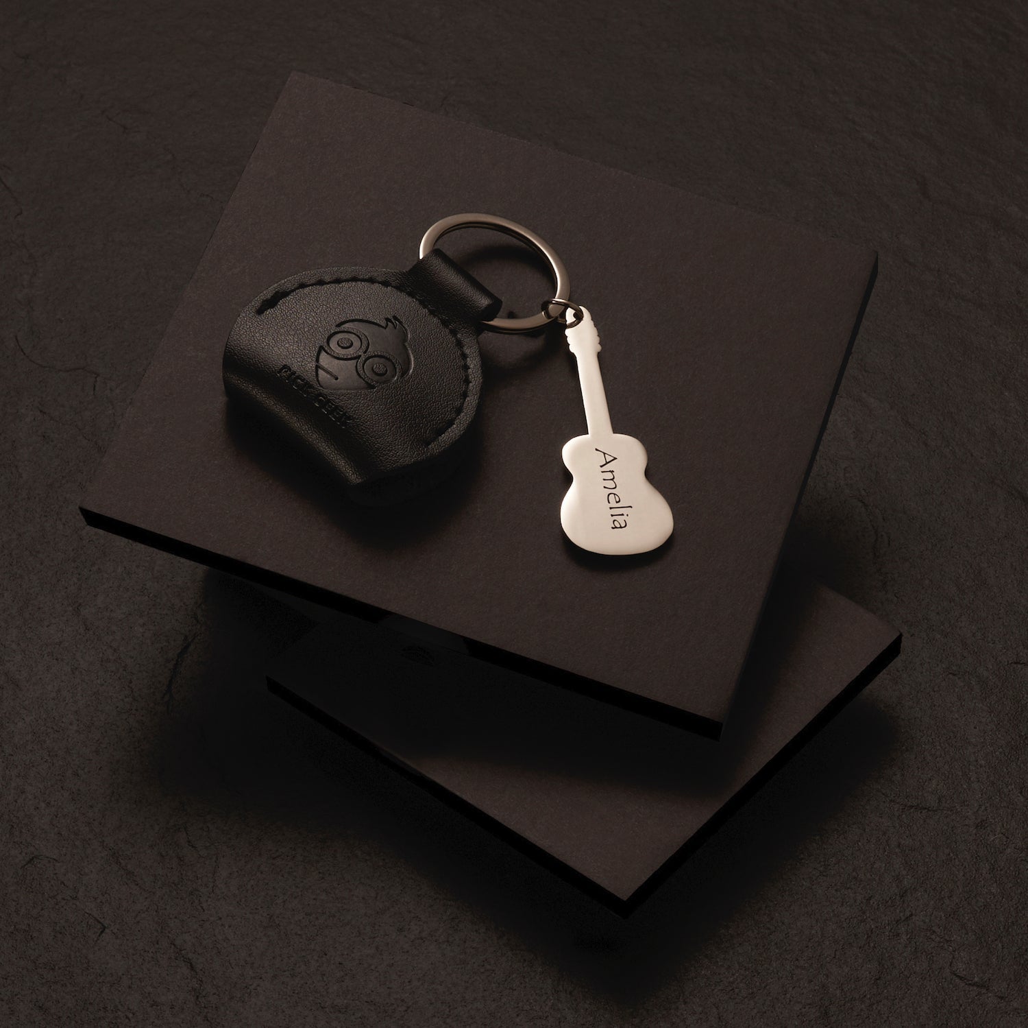 Pick Geek Precision Bass Guitar Keyring