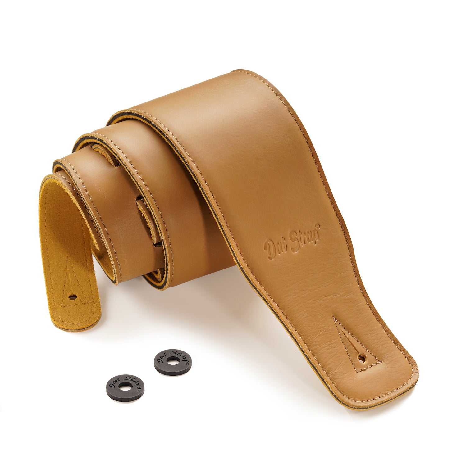 Dat Strap Wide Leather Guitar Strap