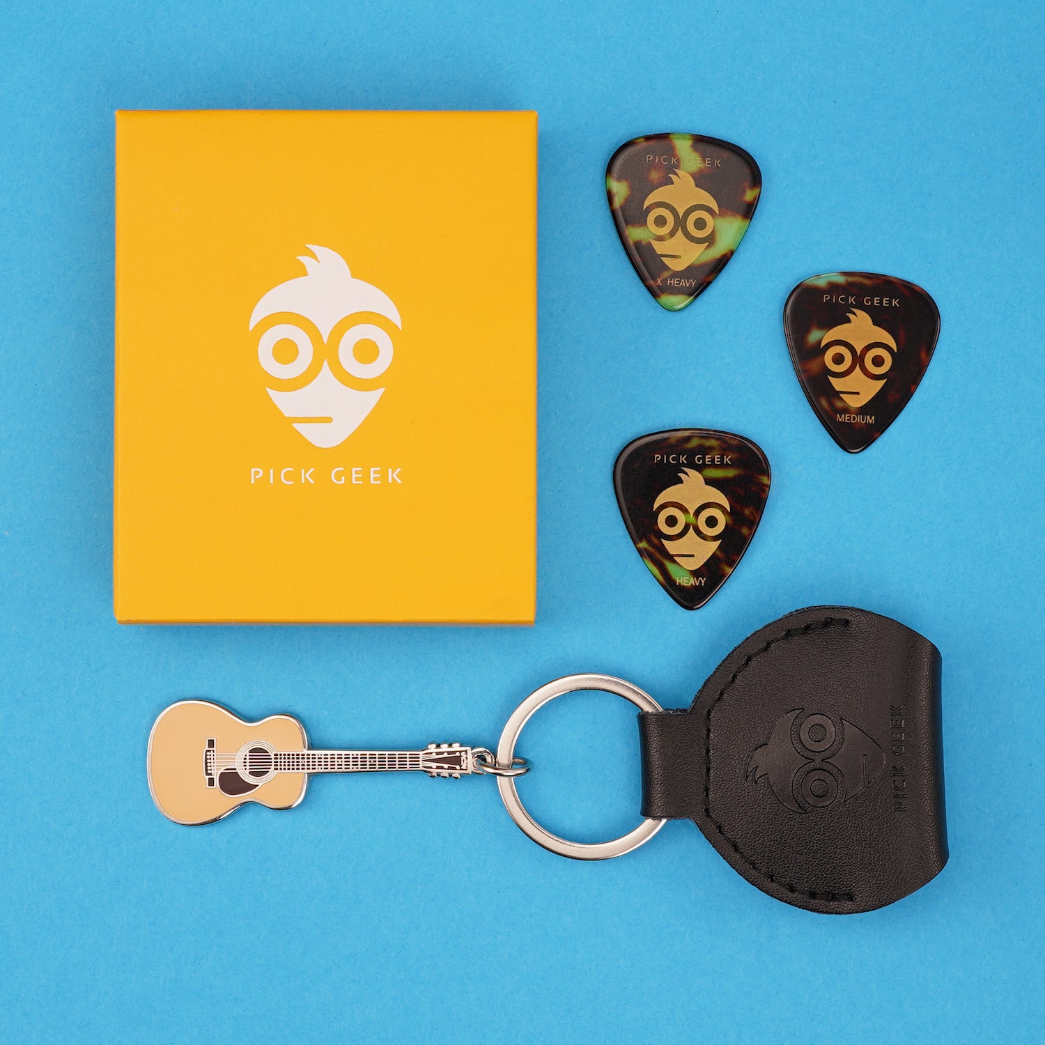 Pick Geek Martin Guitar Keyring