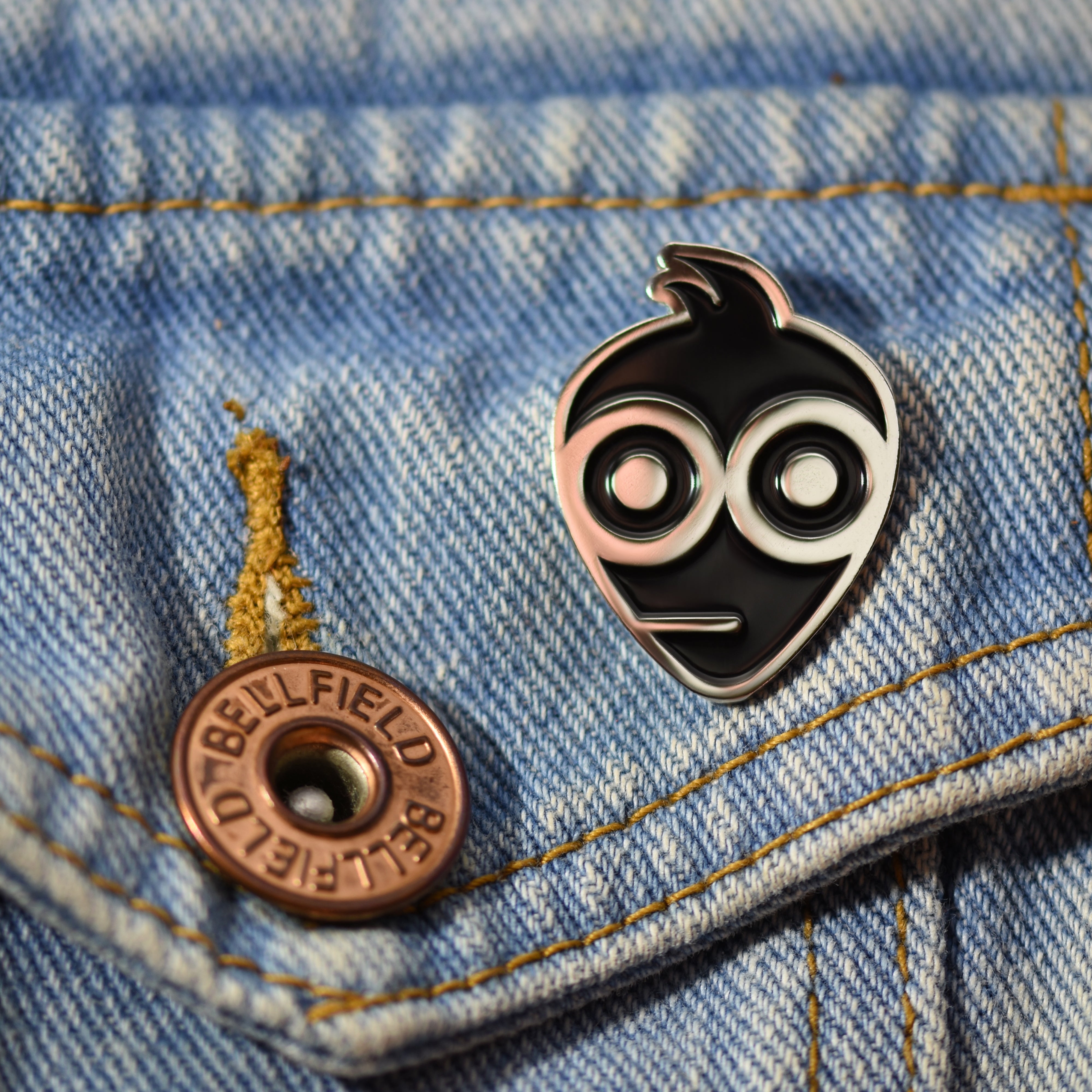 Pick Geek Enamel Pin