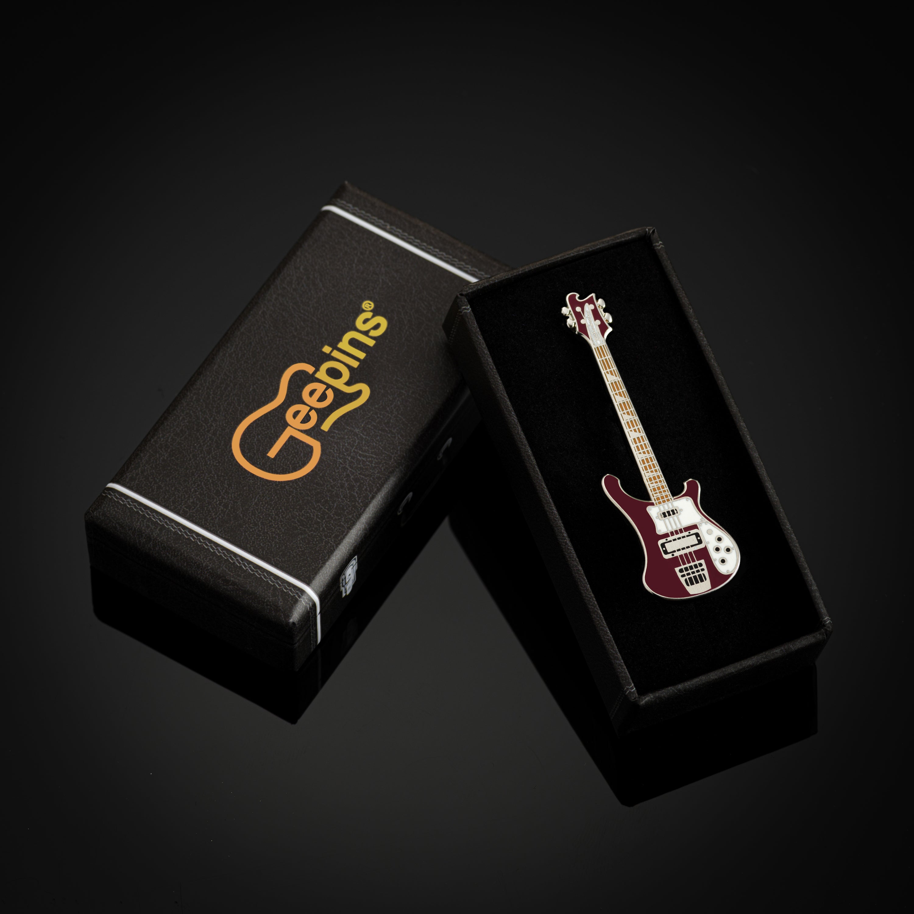 Rick 4001 Style Bass Enamel Pin Badge