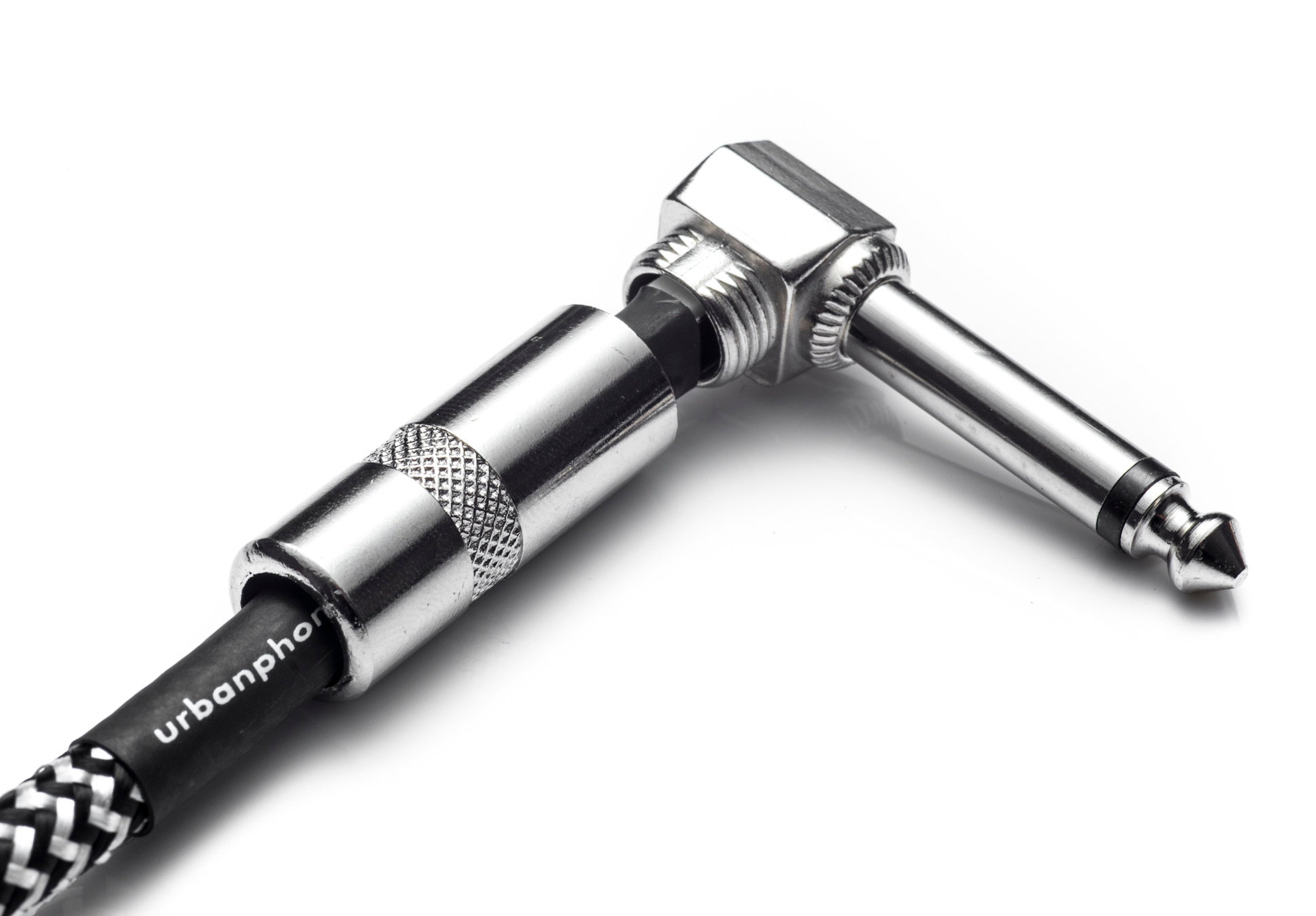Urbanphonics Patch Cable - Black & White Tweed