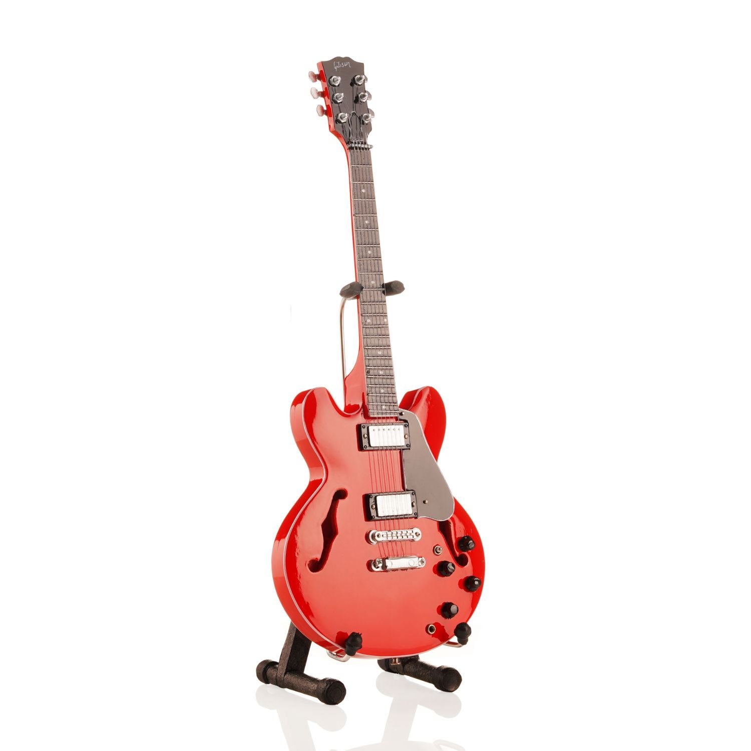 ギター Mini electric guitar Axe Legends Mini Guitar - Red 335 Style Collector Model