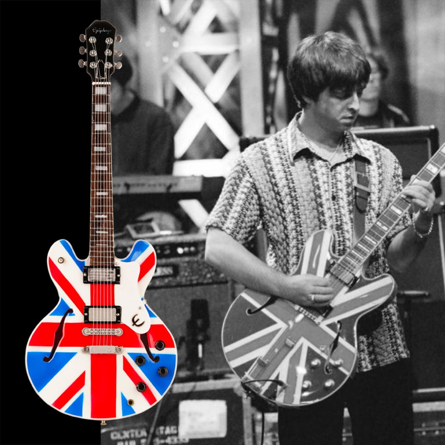 Guitar Minis - Union Jack 335 Noel Gallagher