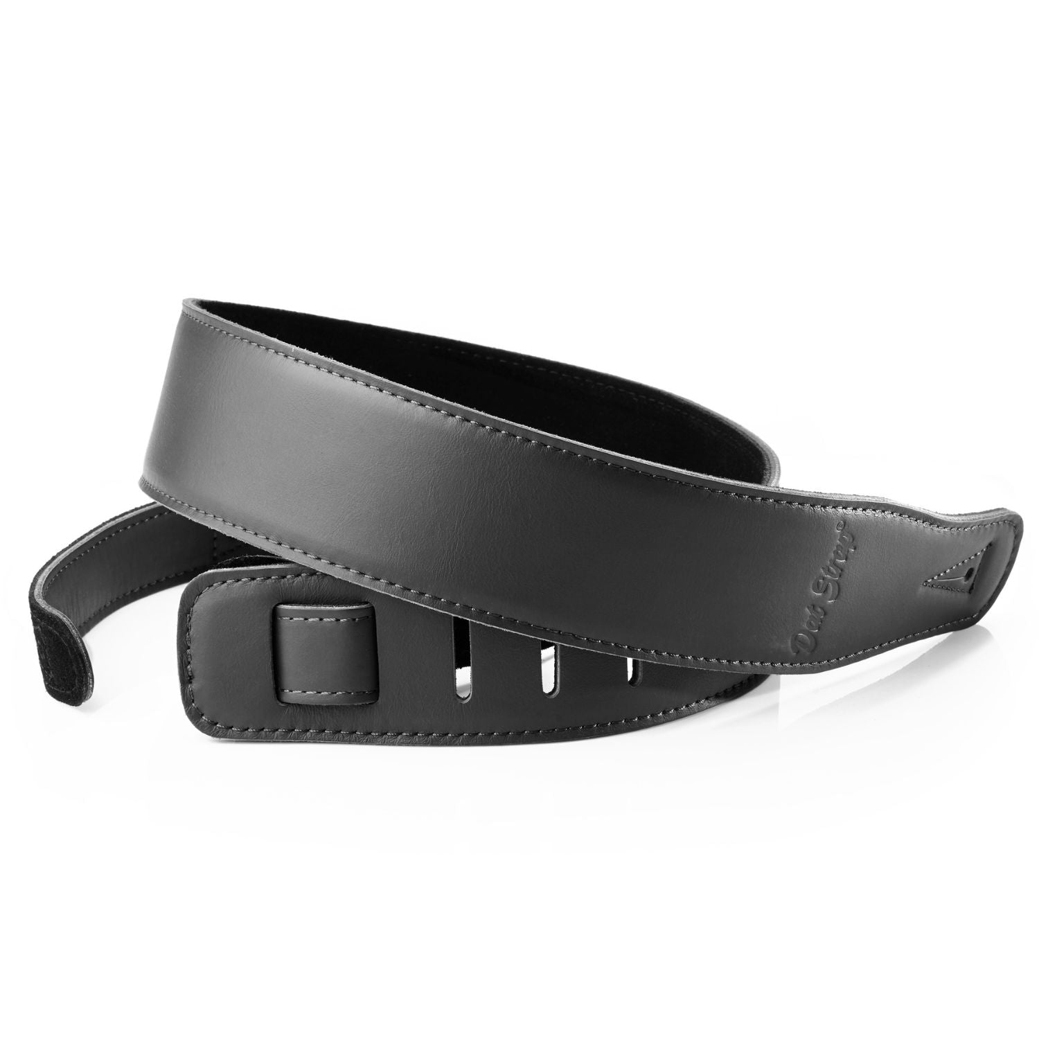 Dat Strap Leather Guitar Strap - Black
