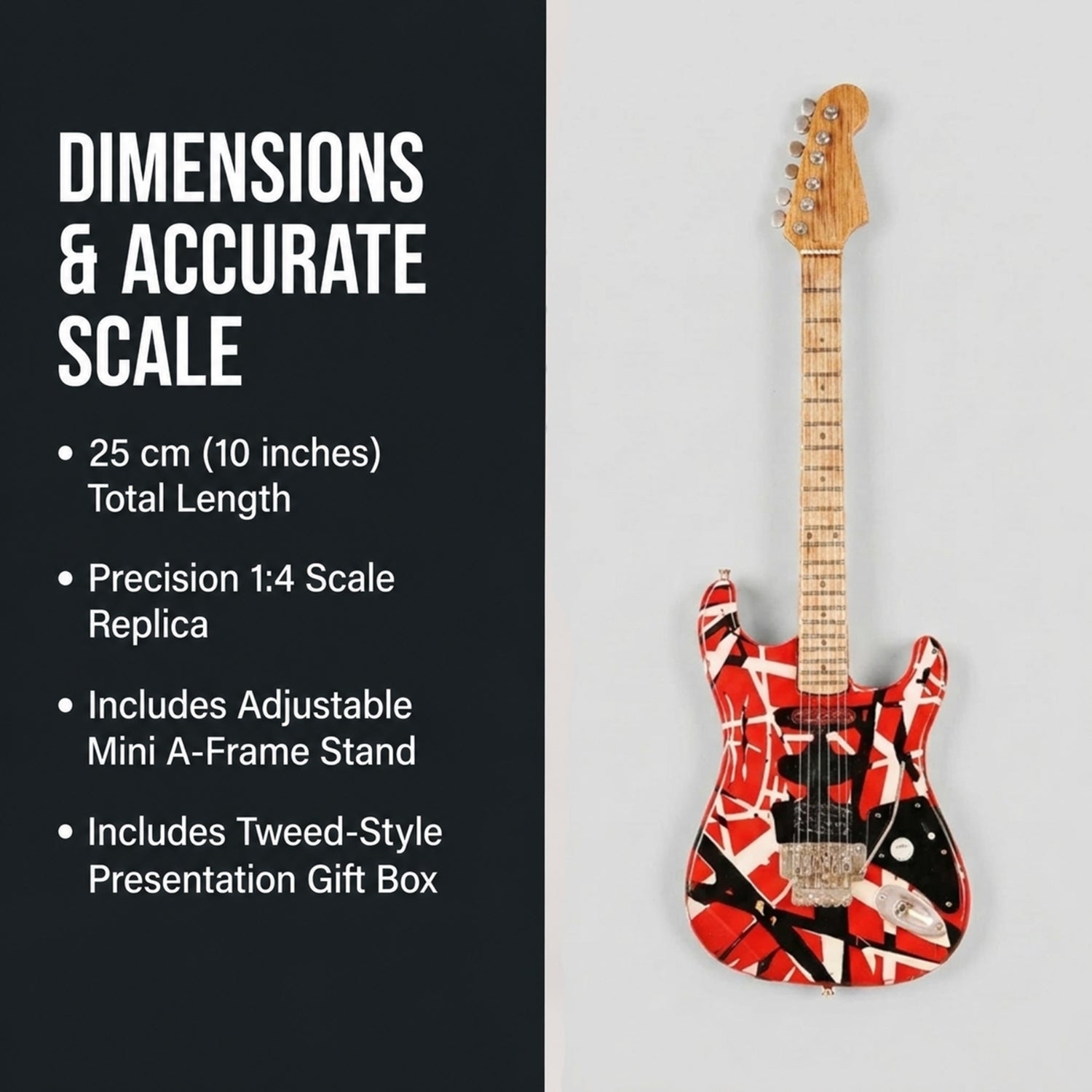 Axe Legends EVH Frankenstrat Mini Guitar