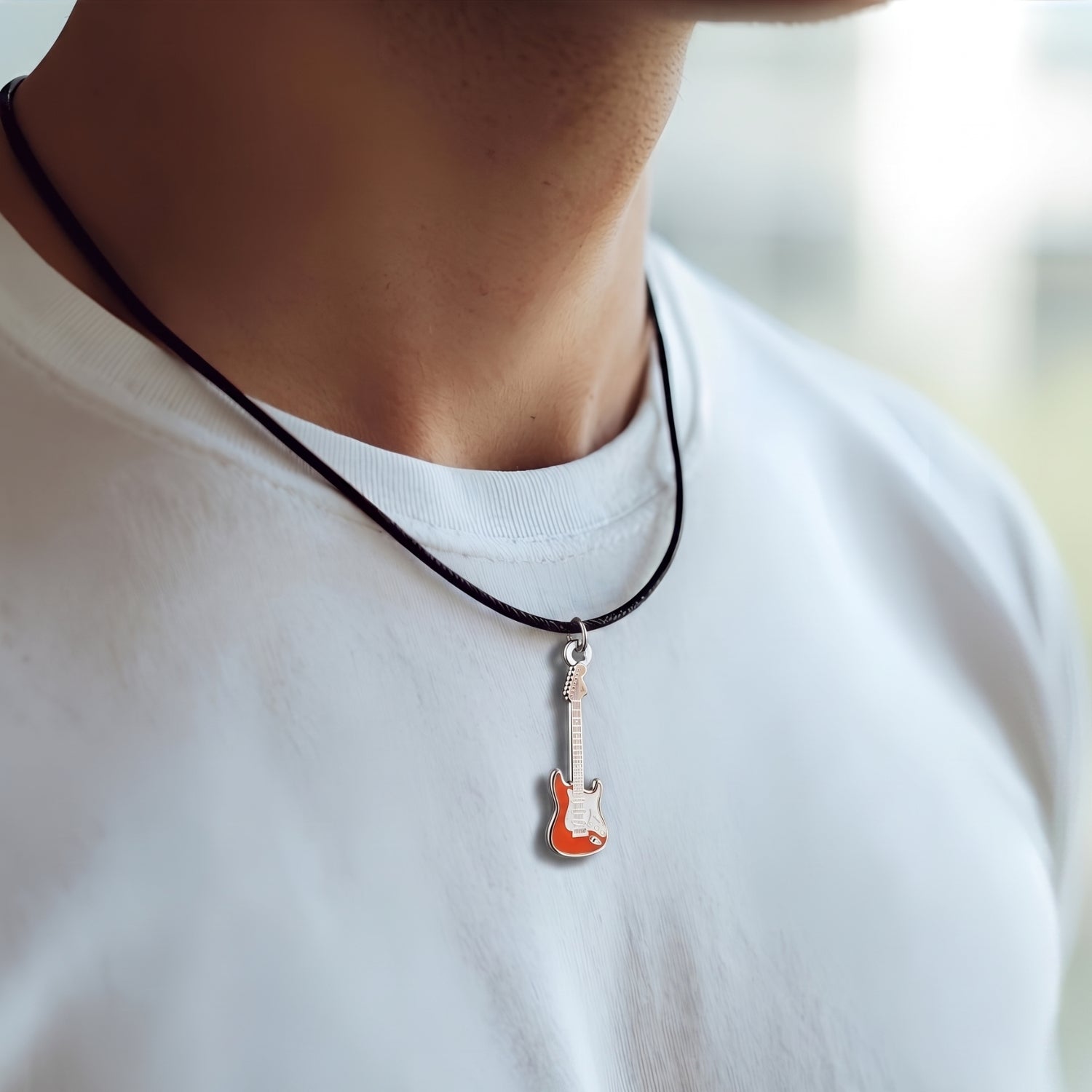 Eric Clapton Strat-Style Guitar Necklace