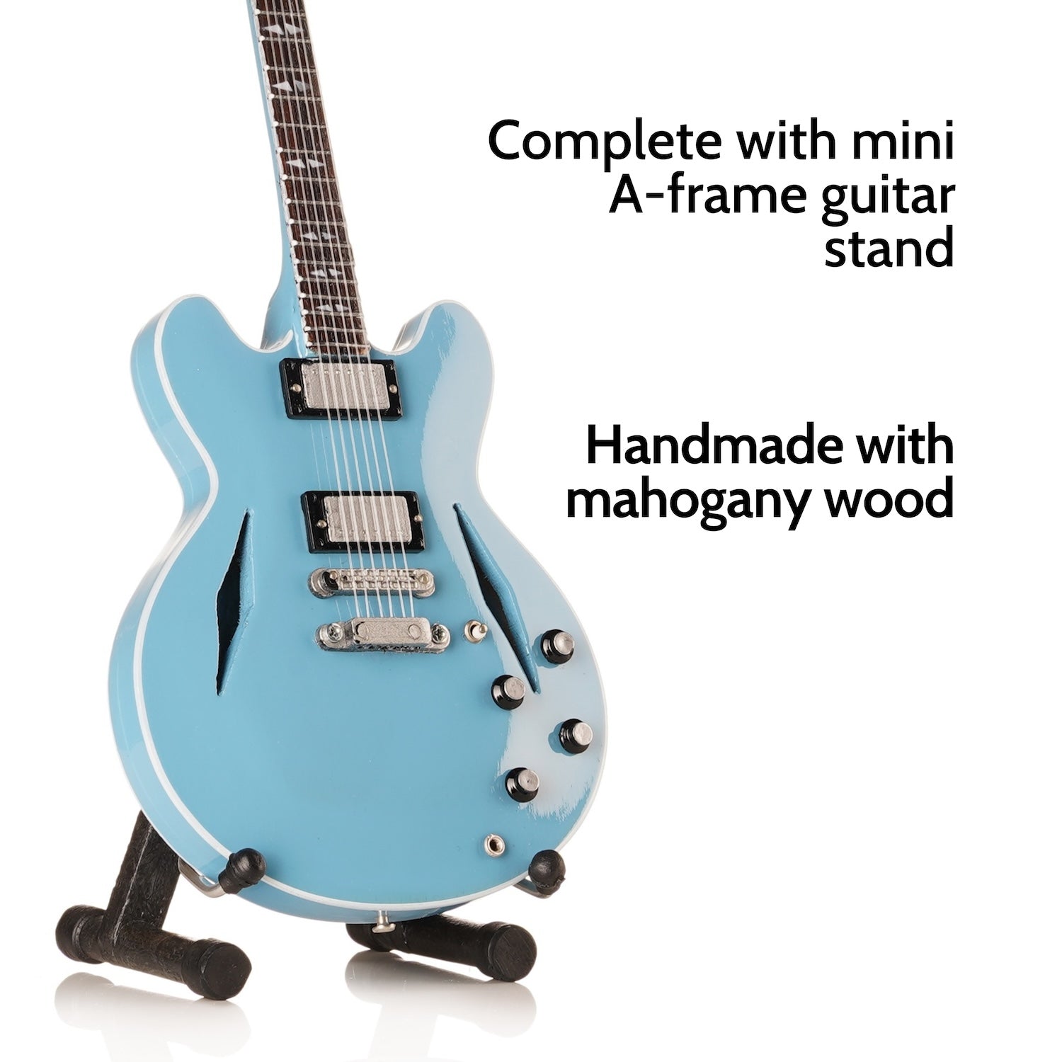 Axe Legends Mini Guitar - DG335 Style Collector Model