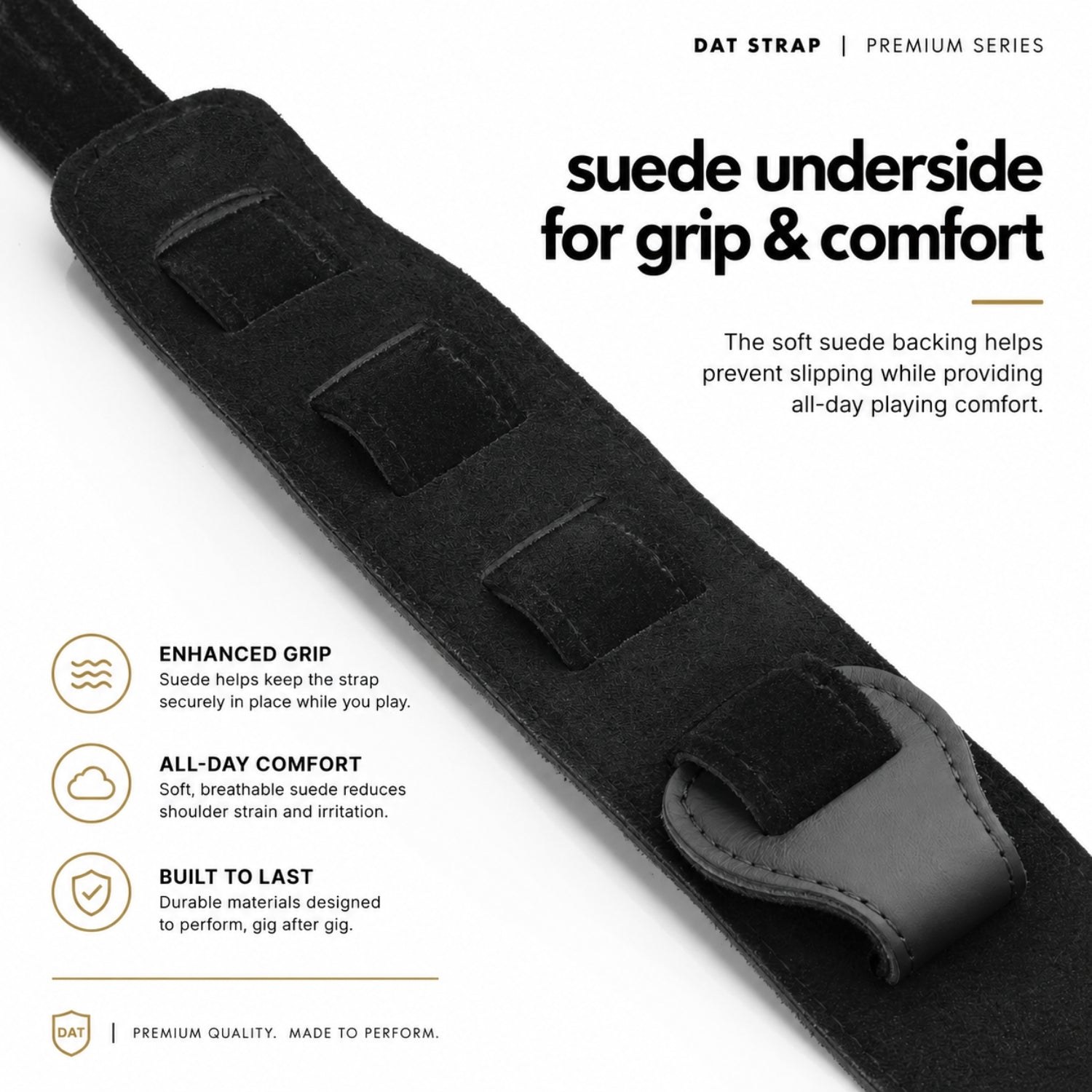 Dat Strap Leather Guitar Strap