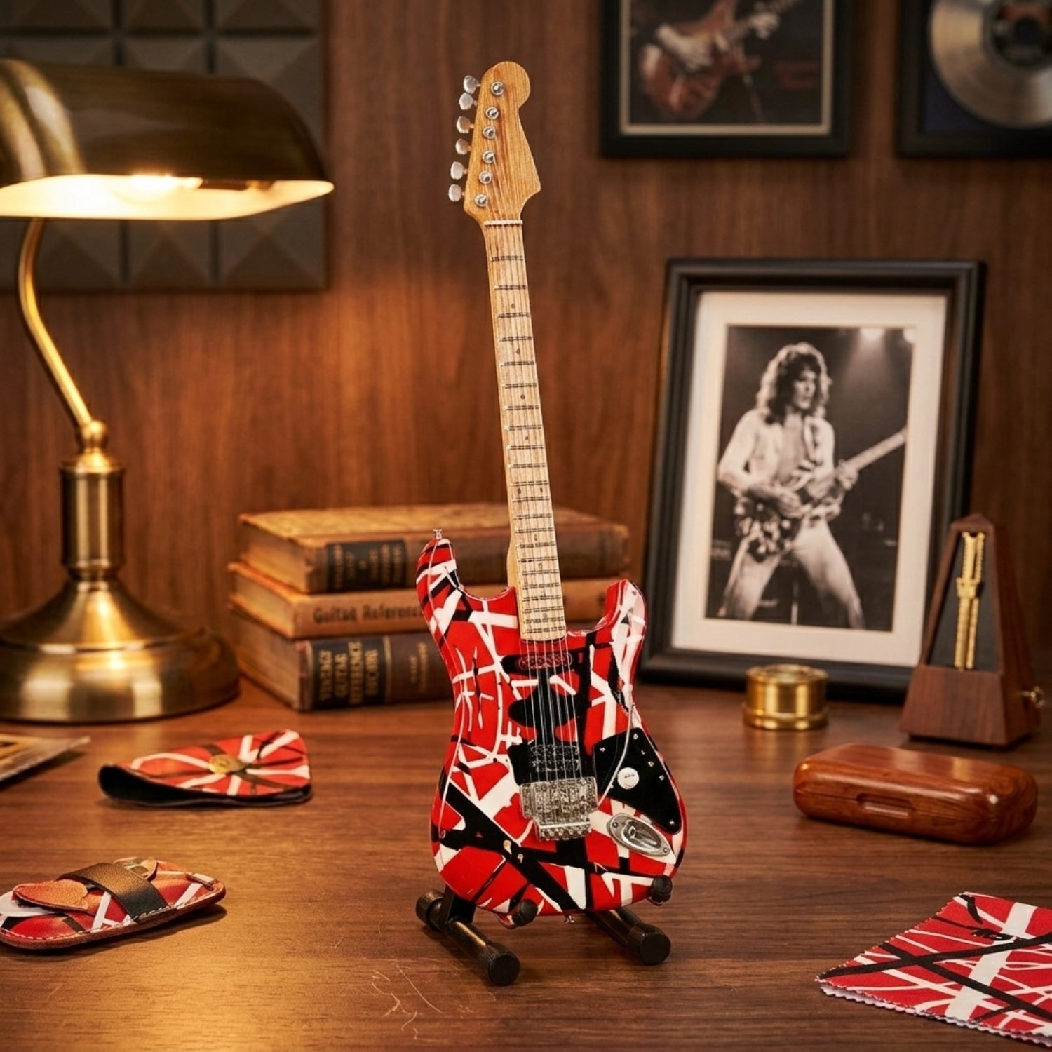 Axe Legends EVH Frankenstrat Mini Guitar