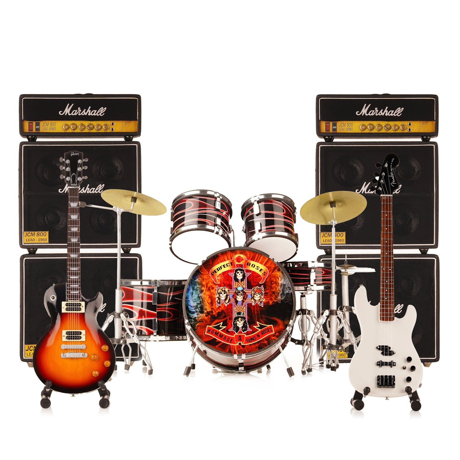 Axe Legends Guns N' Roses Mini Guitar Bundle - Collector Gift Set