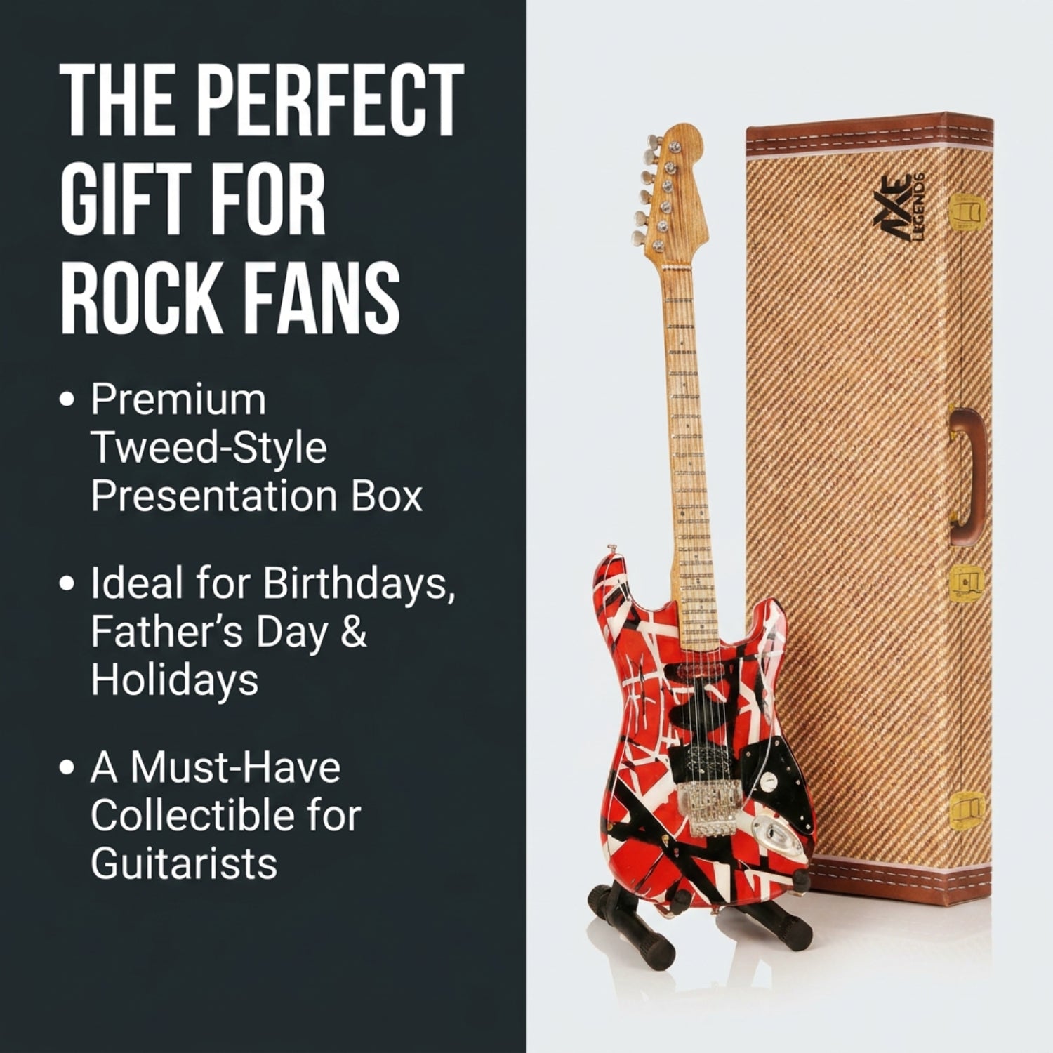 Axe Legends EVH Frankenstrat Mini Guitar