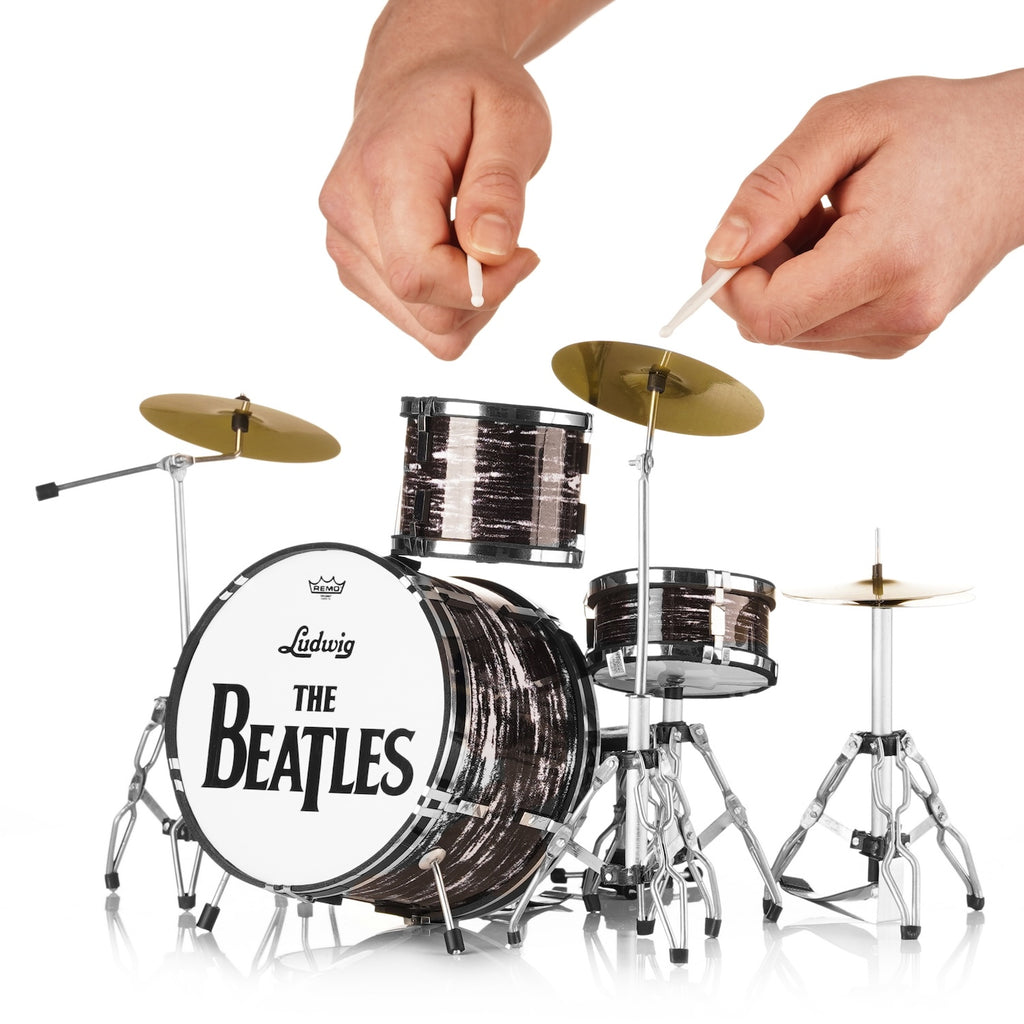 Beatles Mini Instruments Axe Legends Mini Drum Set - Beatles Ludwig Style Collector Model