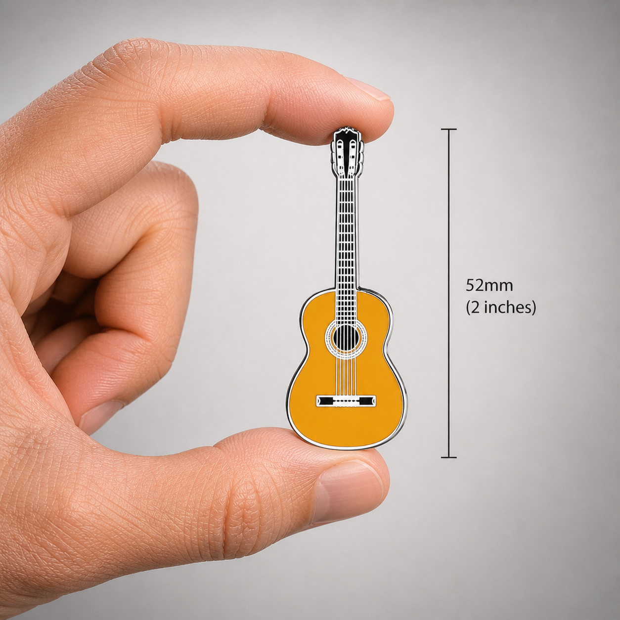 Cordoba Style Classical Guitar Enamel Pin Badge