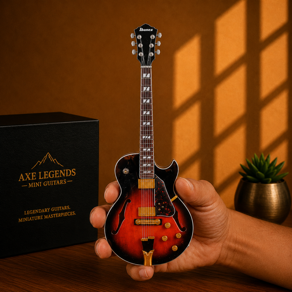 Axe Legends Mini Guitar - George Benson Style Collector Model