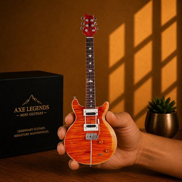 Axe Legends Mini Guitar - PRS Santana Style Collector Model