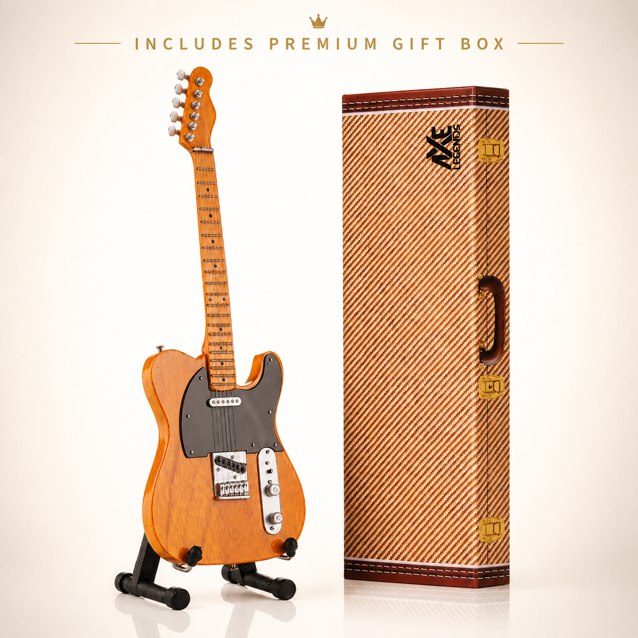 Axe Legends Mini Guitar - Rolling Stones Honey Style Collector Model