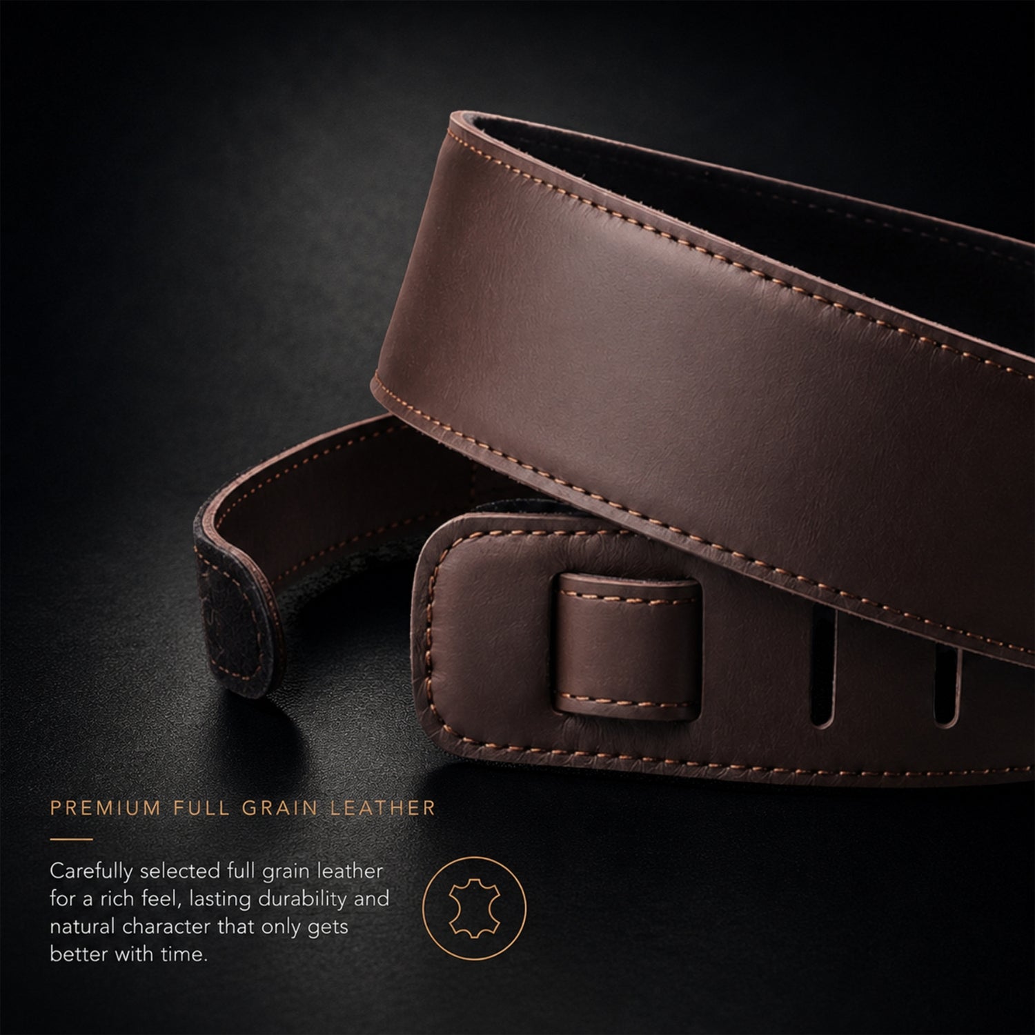 Dat Strap Leather Guitar Strap
