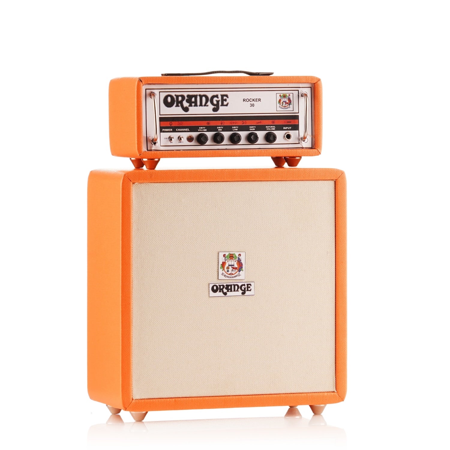 Axe Legends Mini Amp Stack - Orange Rocker Style Display Model