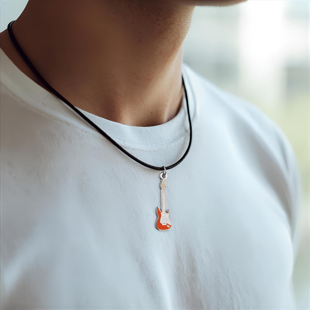 Rock Guitar Necklace